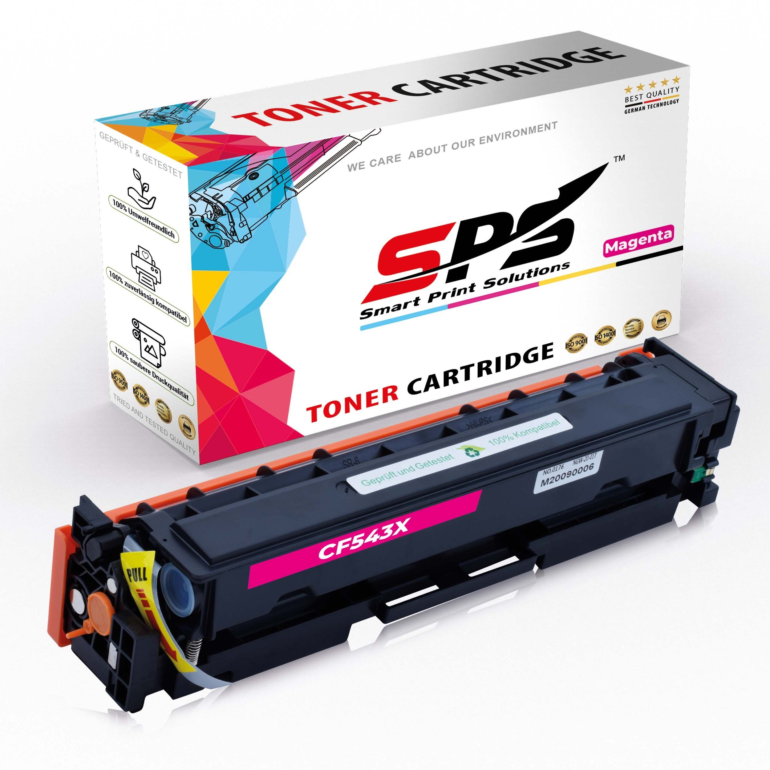 SPS Tonerkartusche Kompatibel für HP Color Laserjet Pro M254DW (T6B60, (1er Pack, 1-St., 1 x Toner (Für HP CF543X Magenta)