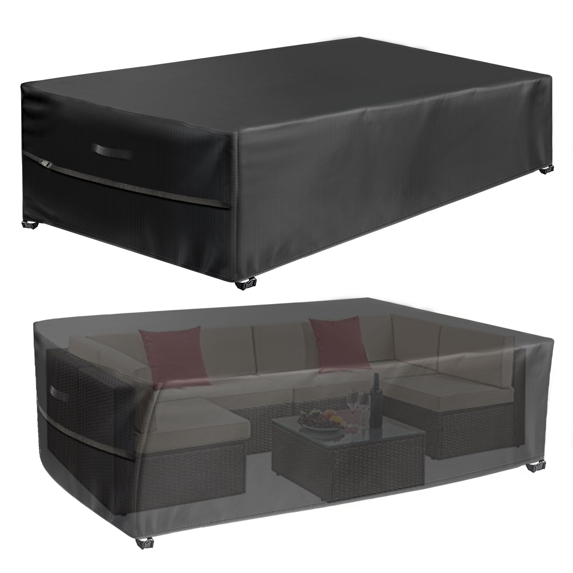 Jibenhome Gartenmöbel-Schutzhülle Große Abdeckung für Gartenmöbel, Wasserdi günstig online kaufen