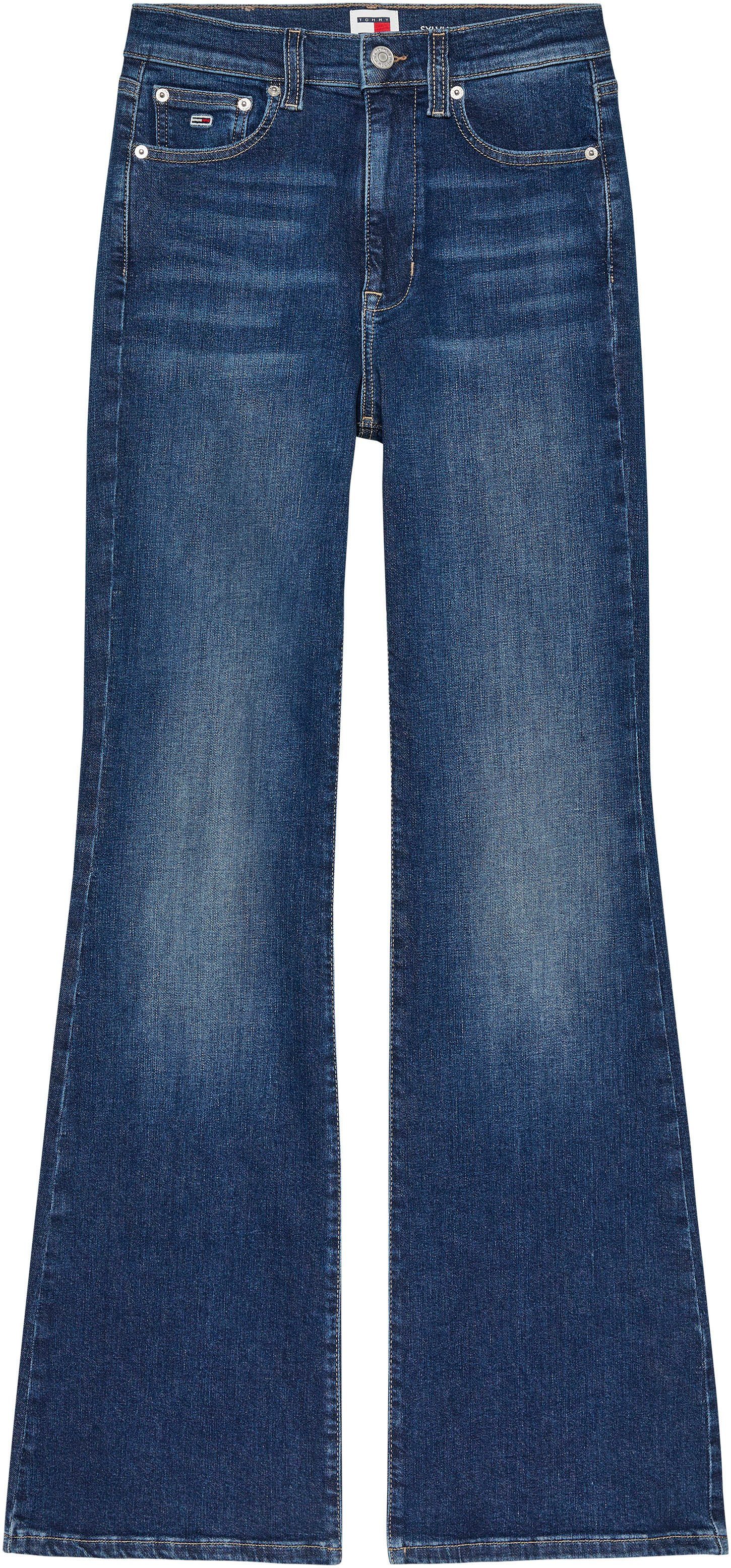 Jeans mit blue30 Jeans mid Sylvia Bequeme Tommy Markenlabel