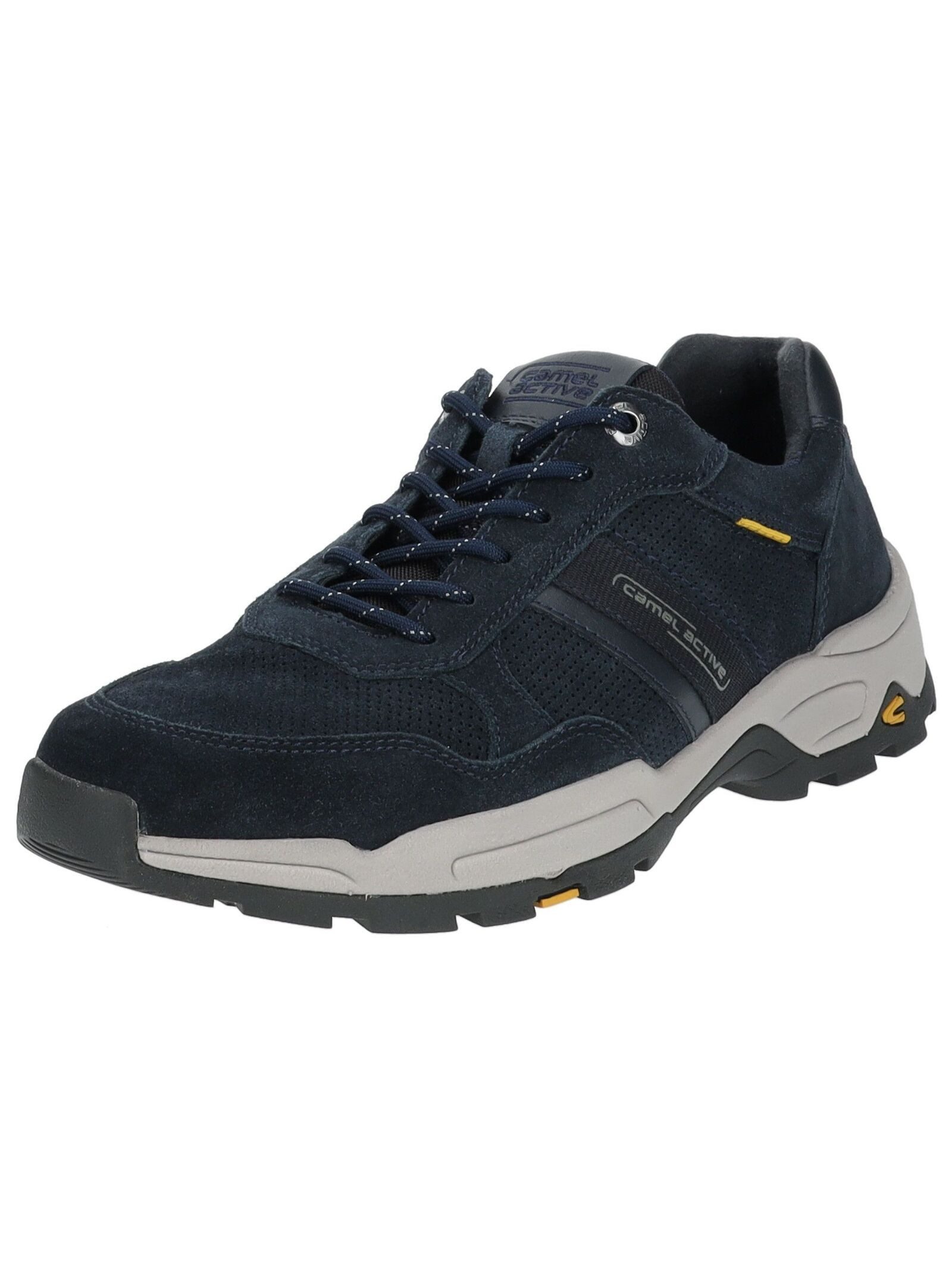 camel active Halbschuhe Nappaleder Schnürschuh