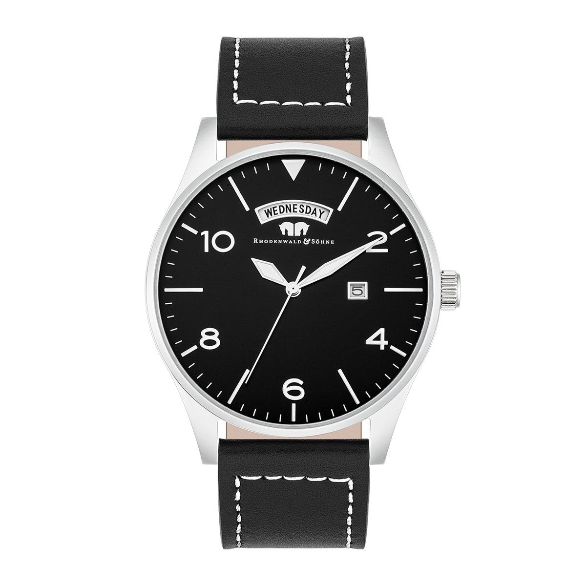 Rhodenwald & Söhne Quarzuhr Vintage schwarz, günstig online kaufen