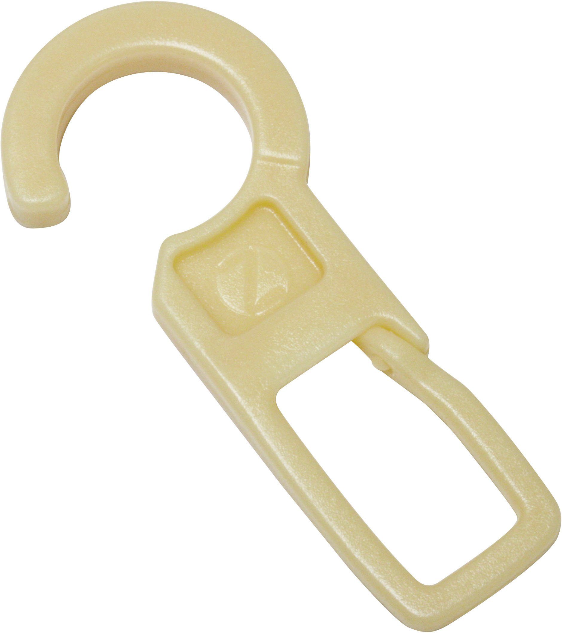 Faltenclip Faltenlegehaken Öse Ø 10 mm, GARDINIA, (10-St), Serie Gardinenstangen-Set Lugano Classic Ø 28 mm