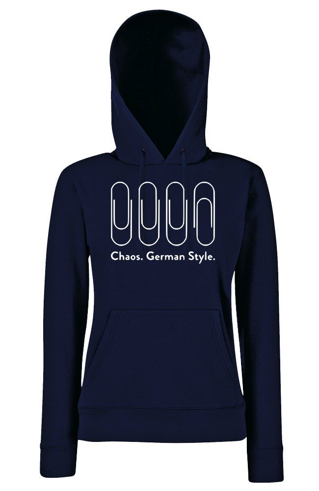 Kapuzenpullover Chaos German Style Damen Hoodie Pullover