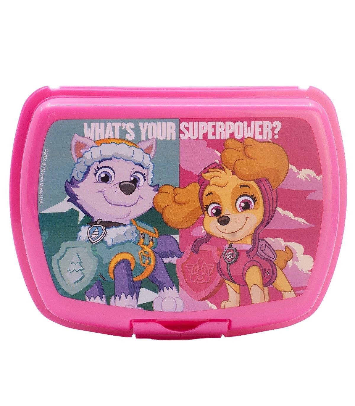 PAW PATROL Lunchbox Kinder Brotdose für unterwegs und Kindergarten, (Set, 1x Deckel, 1x Schale)