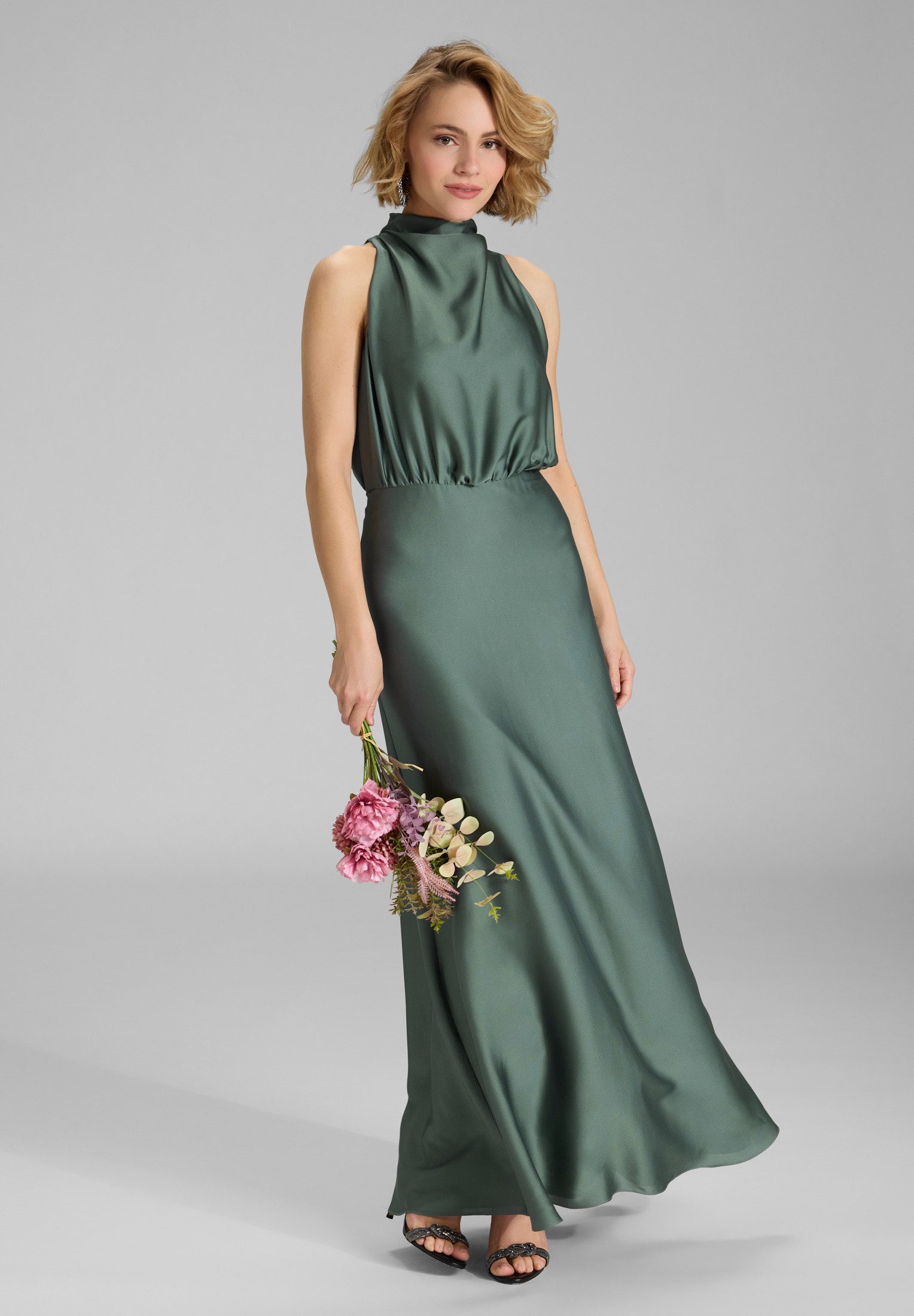 SWING Abendkleid Taillierter Schnitt mit ausgestelltem günstig online kaufen