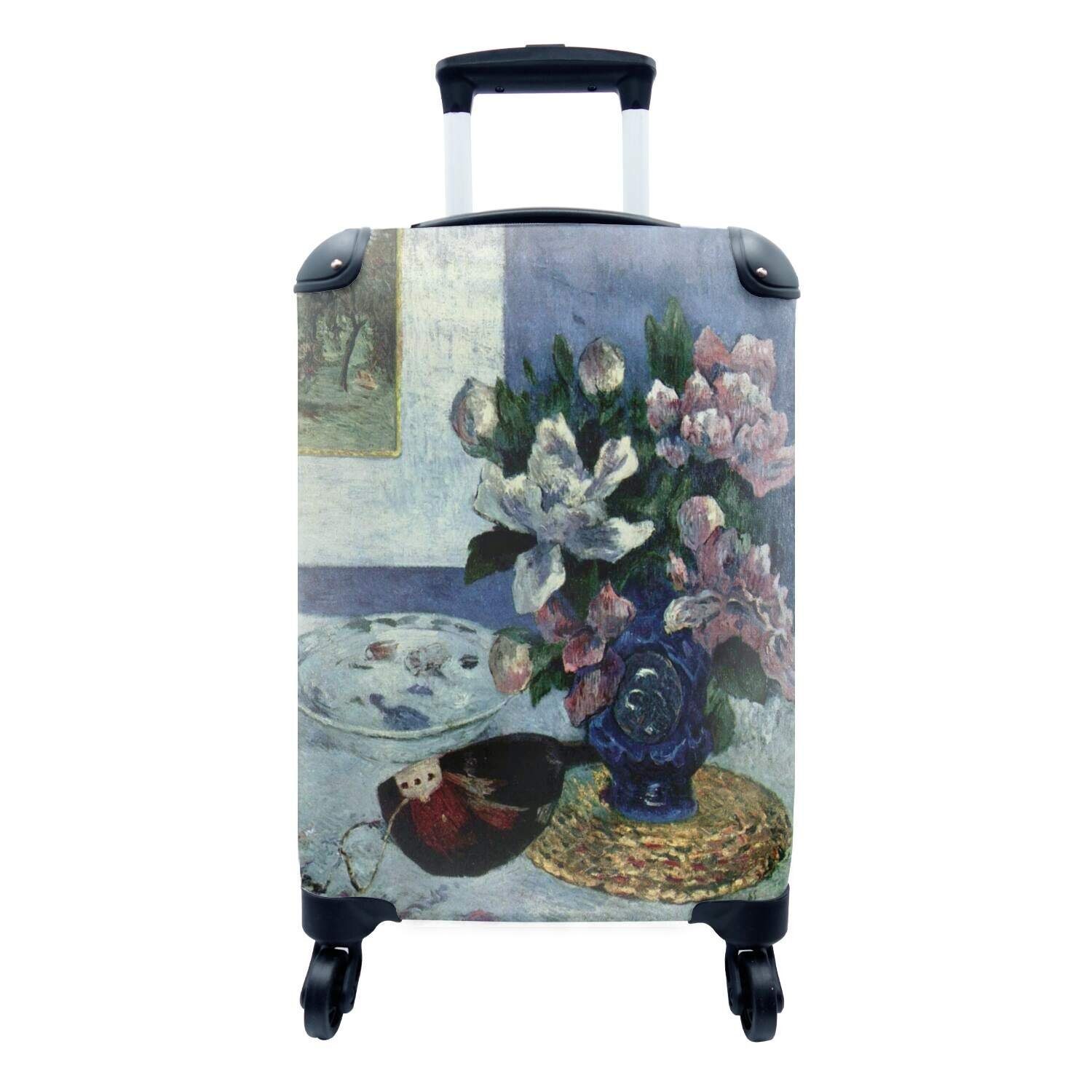 MuchoWow Handgepäckkoffer Stilleben mit Mandoline - Gemälde von Paul Gauguin, 4 Rollen, Reisetasche mit rollen, Handgepäck für Ferien, Trolley, Reisekoffer