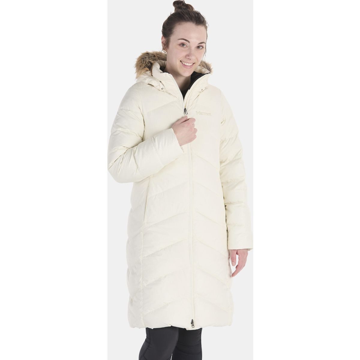 Marmot Outdoorjacke Wm's Montreaux Coat Eleganter Damenmantel mit 700er Daunenfüllung, wasserabweisend