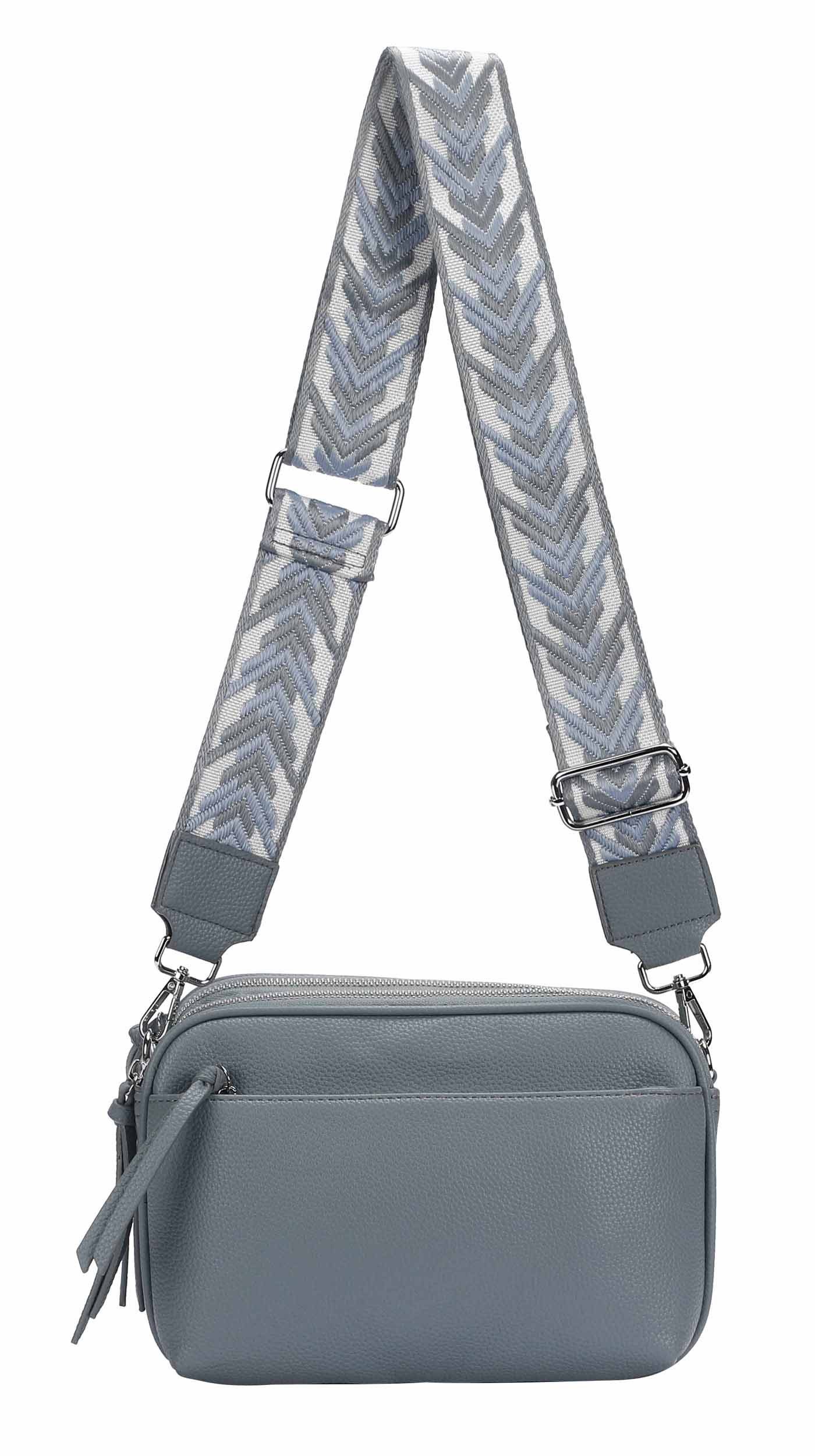 Schultertasche Damen Umhängetasche Brusttasche Cross Over Body Bag Handy Clutch