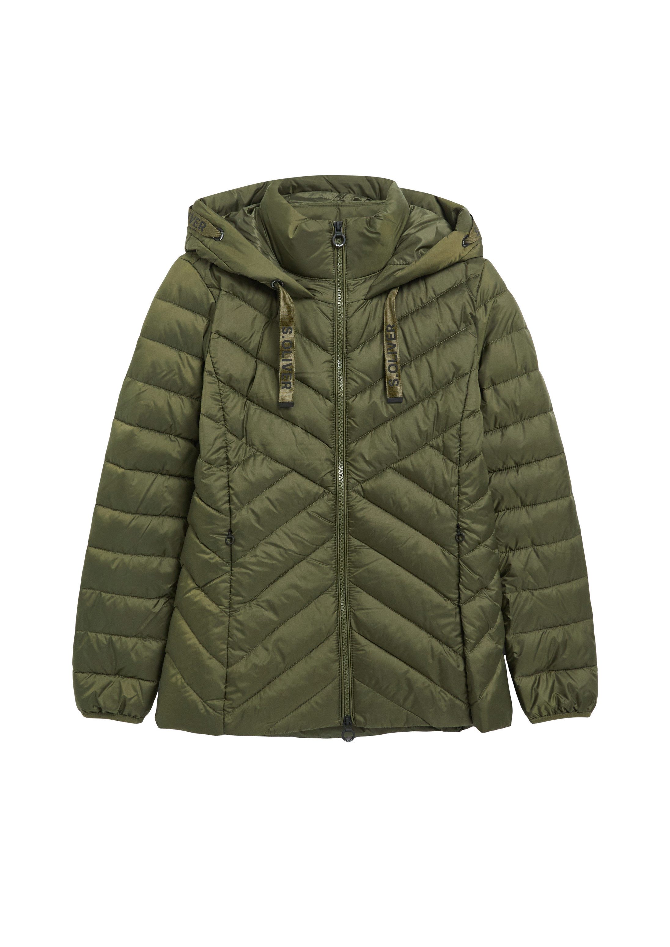 s.Oliver Funktionsjacke Outdoor-Jacke Leichte Steppjacke mit Kapuze
