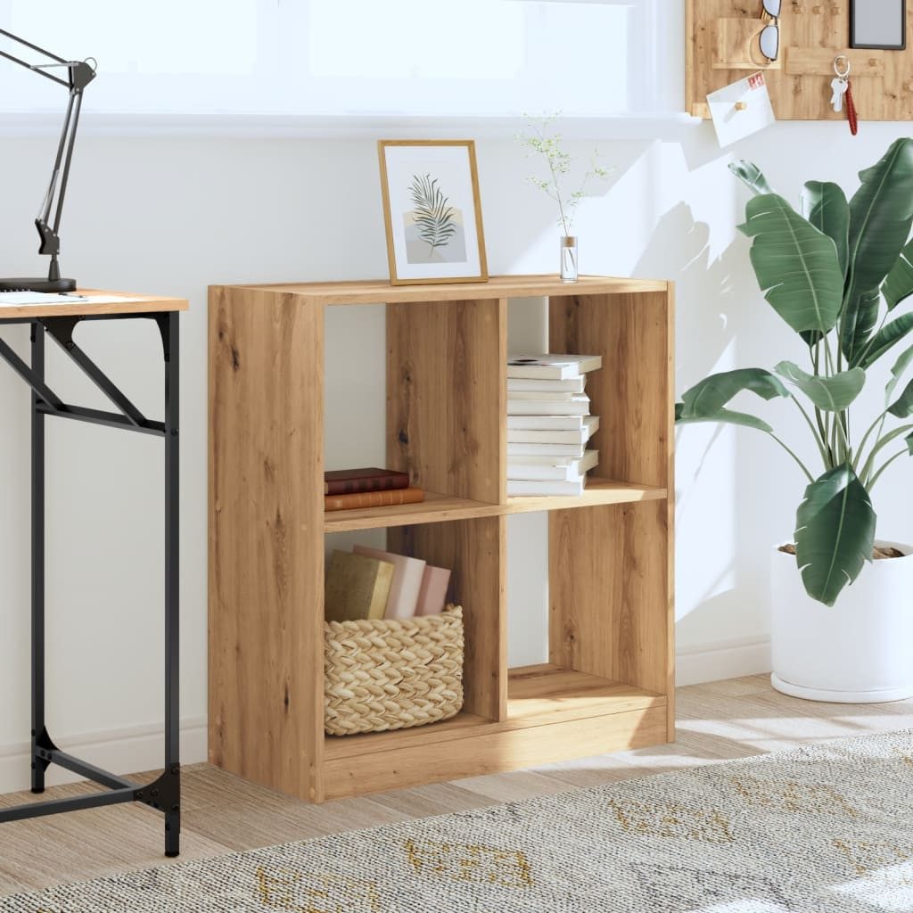 vidaXL Bücherregal Bücherregal Artisan-Eiche 68,5x32x75 cm günstig online kaufen