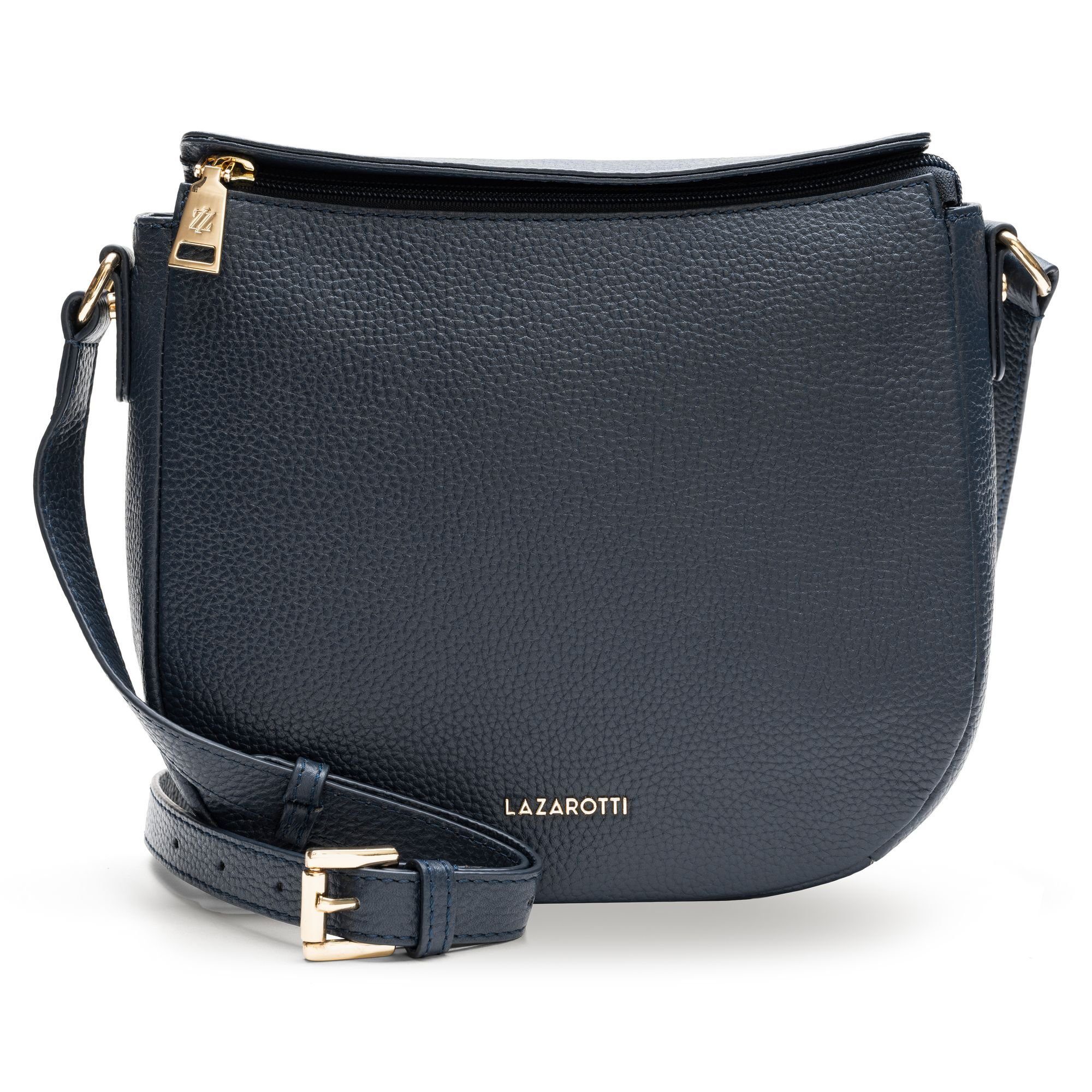 Lazarotti Umhängetasche Bologna Leather, Leder