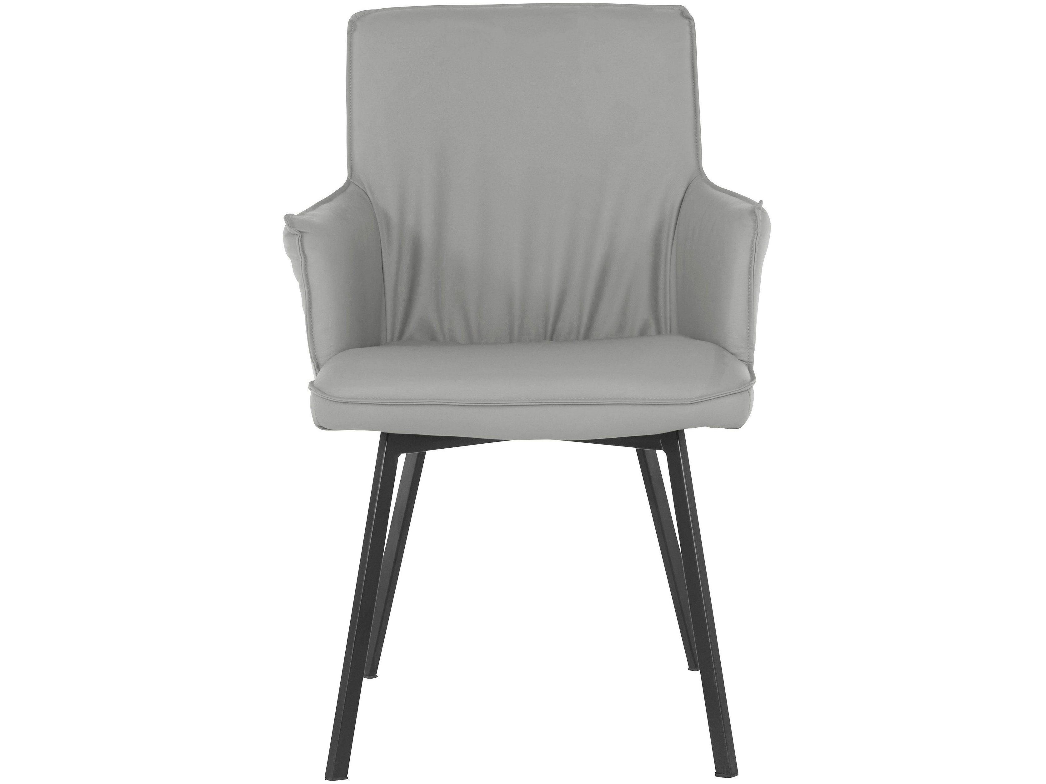 loft24 Armlehnstuhl Sonja (2er-Set), Bezug aus Kunstleder günstig online kaufen