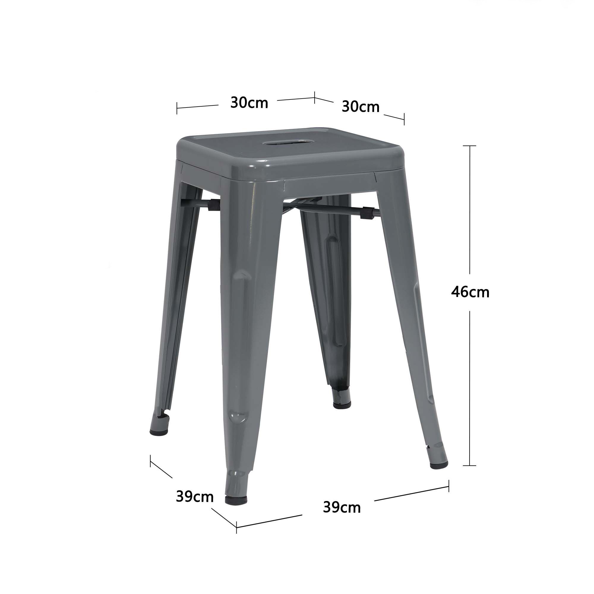 Duhome Hocker, Duhome Hocker Metall Sitzhocker günstig online kaufen