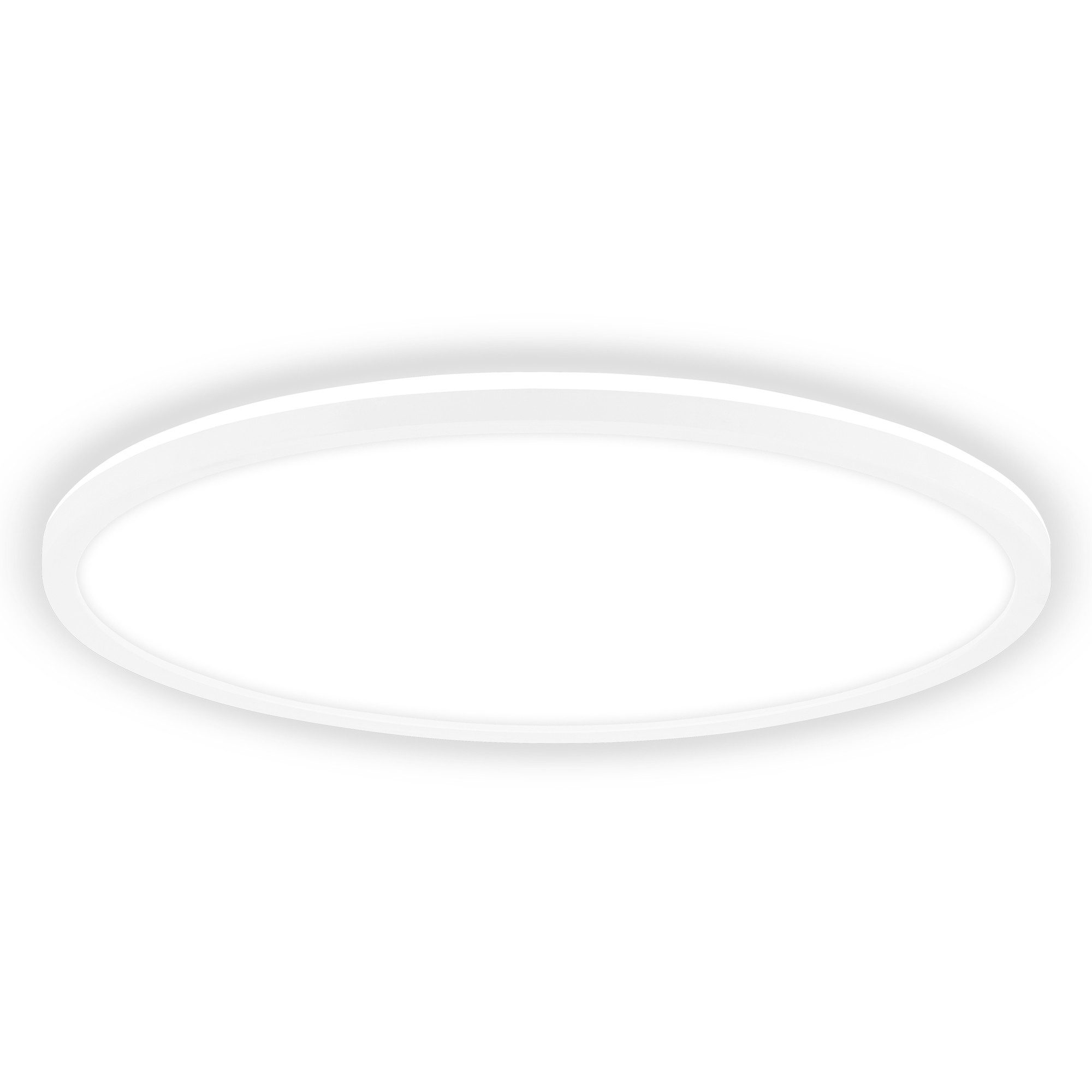 B.K.Licht LED Deckenleuchte Panel Flach 30mm Backlight Effekt LED Deckenlampe Wohnzimmer, LED fest integriert, 4000K - Neutralweiß, versch. Größen & Farben, Badezimmer, Küche, Wohnzimmer, Kinderzimmer