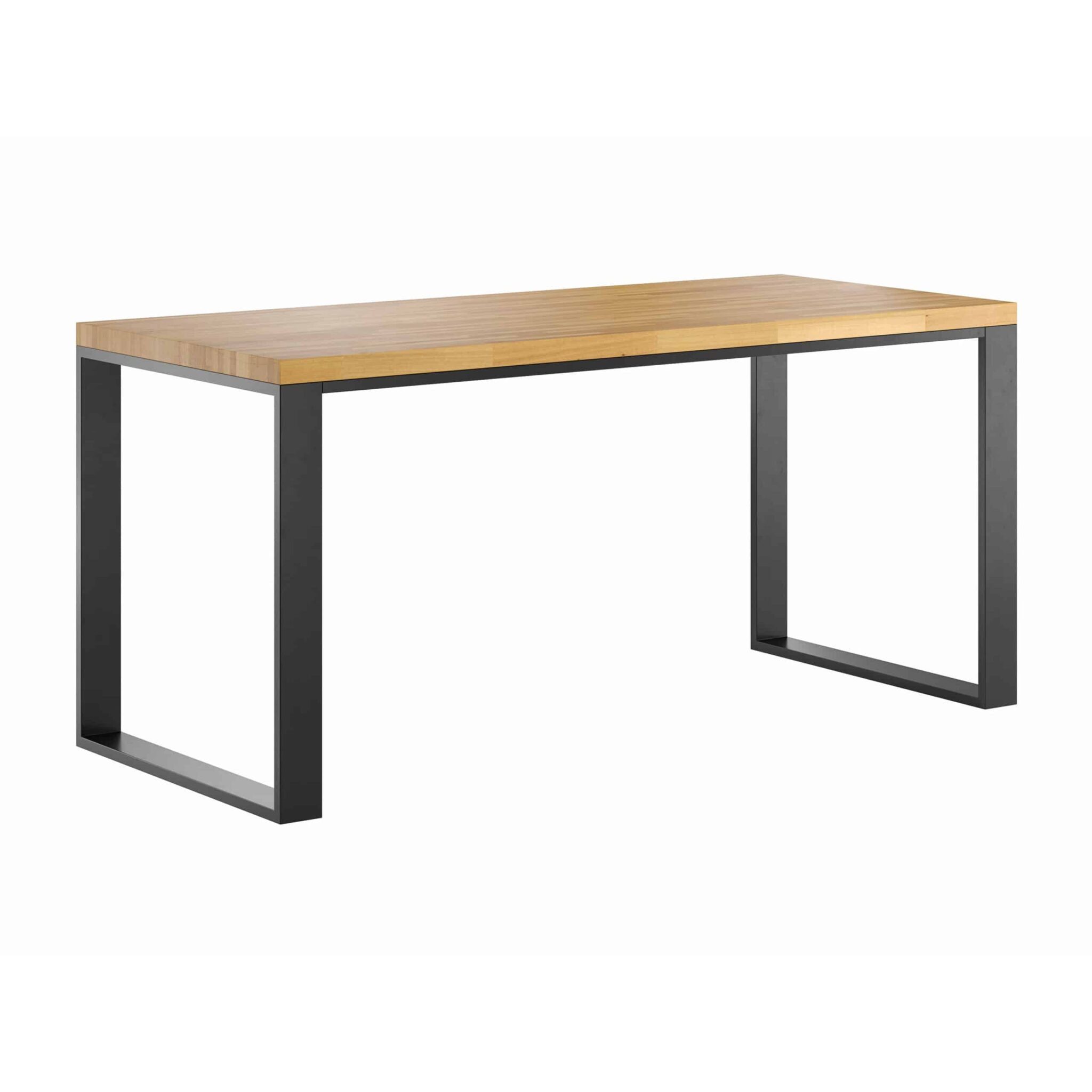 Deerhorn Schreibtisch Loft Office, Industriestil, 38 mm dicke Eichenplatte