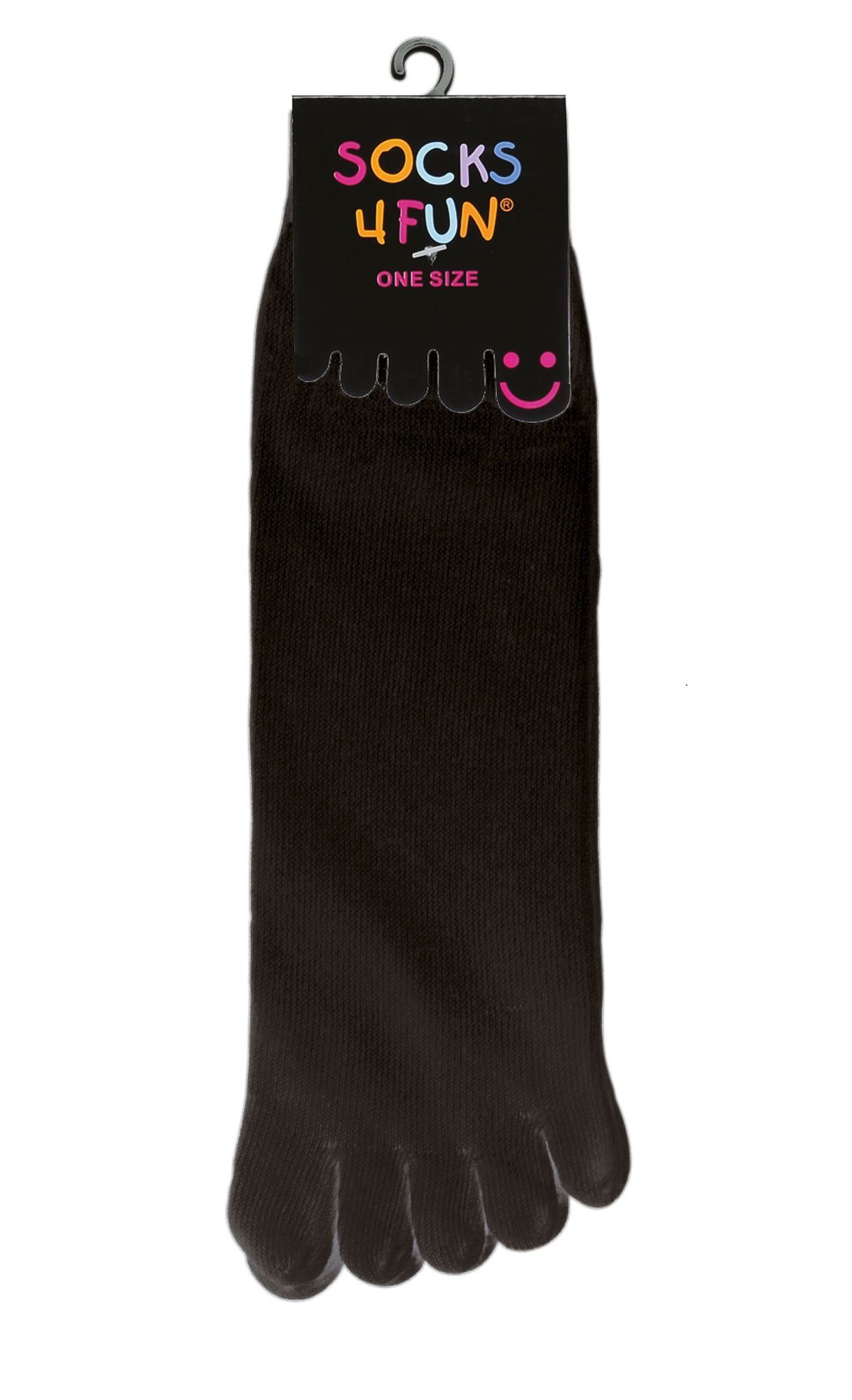 Socks 4 Fun Basicsocken 4 Paar Носки fünf Zehen Zehenstrümpfe 5 Toe Baumwolle Wollsocken in der Farbe weiß kochfest
