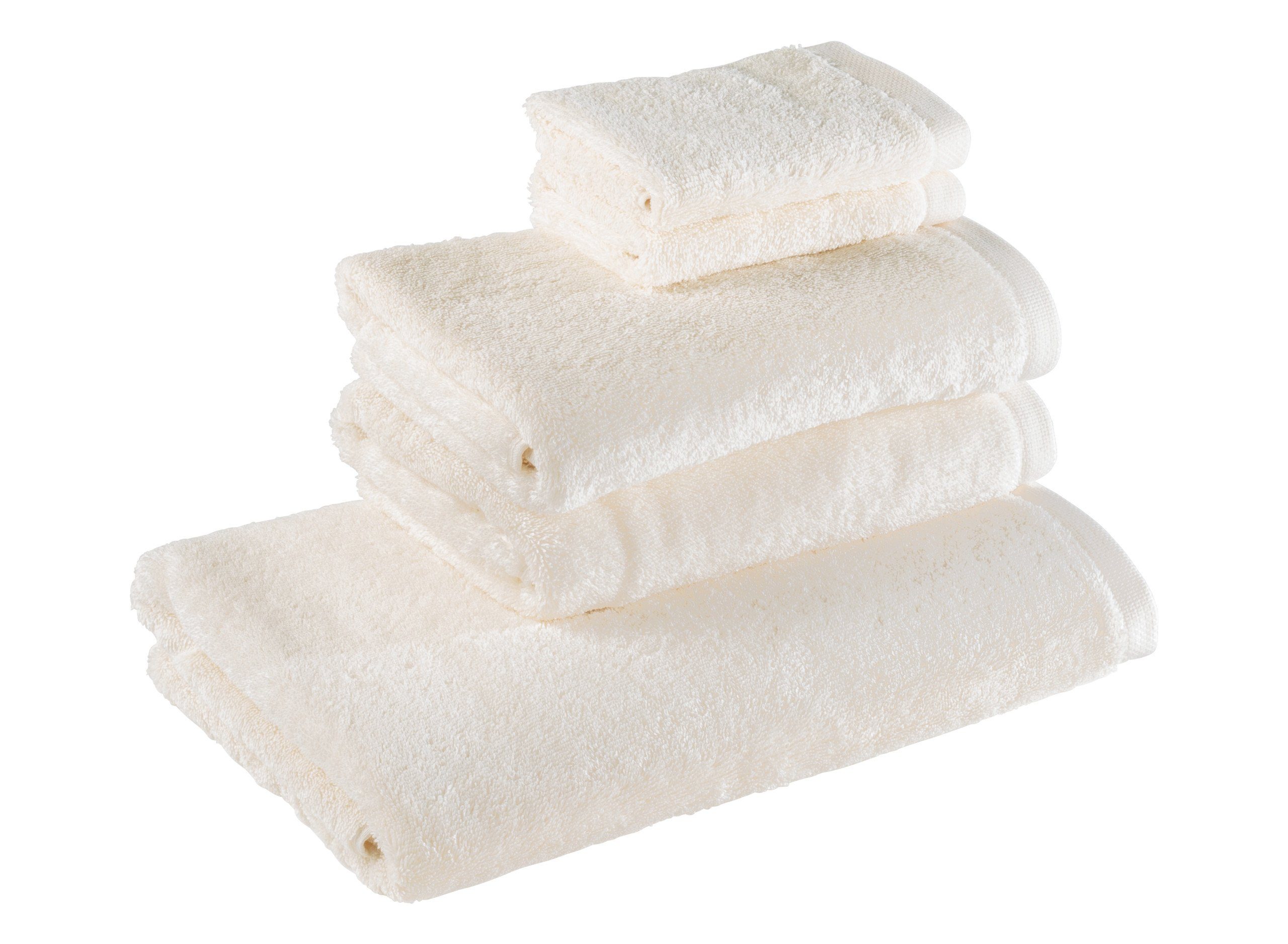 Bomlins Handtuch Set Handtücher aus 100% original ägyptische GIZA Baumwolle 650 g/m², (Royal Set, 5-tlg), Kleines deutsches Familienunternehmen -> Spüren Sie die Qualität. Beige