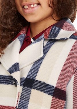 Tommy Hilfiger Kurzjacke HILFIGER CHECK PEACOAT für Mädchen