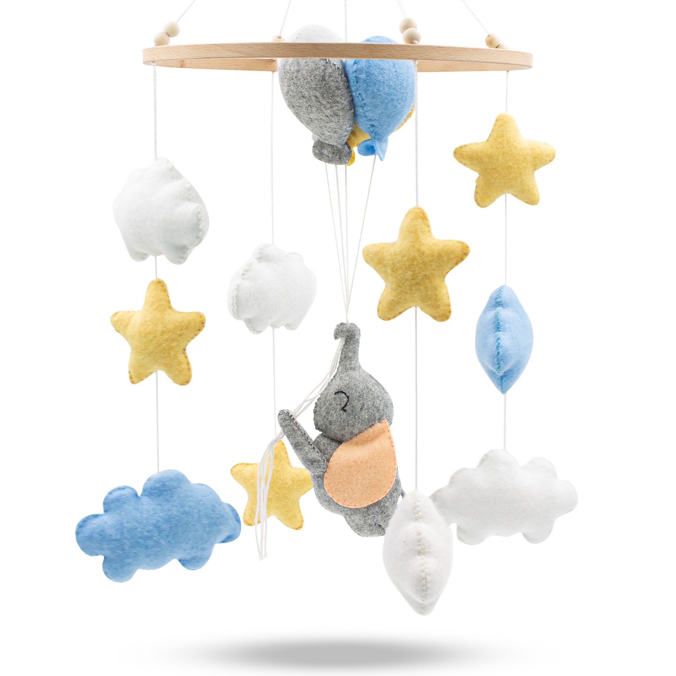 Babykajo Mobile, (1-tlg., Baby Mobile), Baby mobiles mit süßen Tierchen Designs