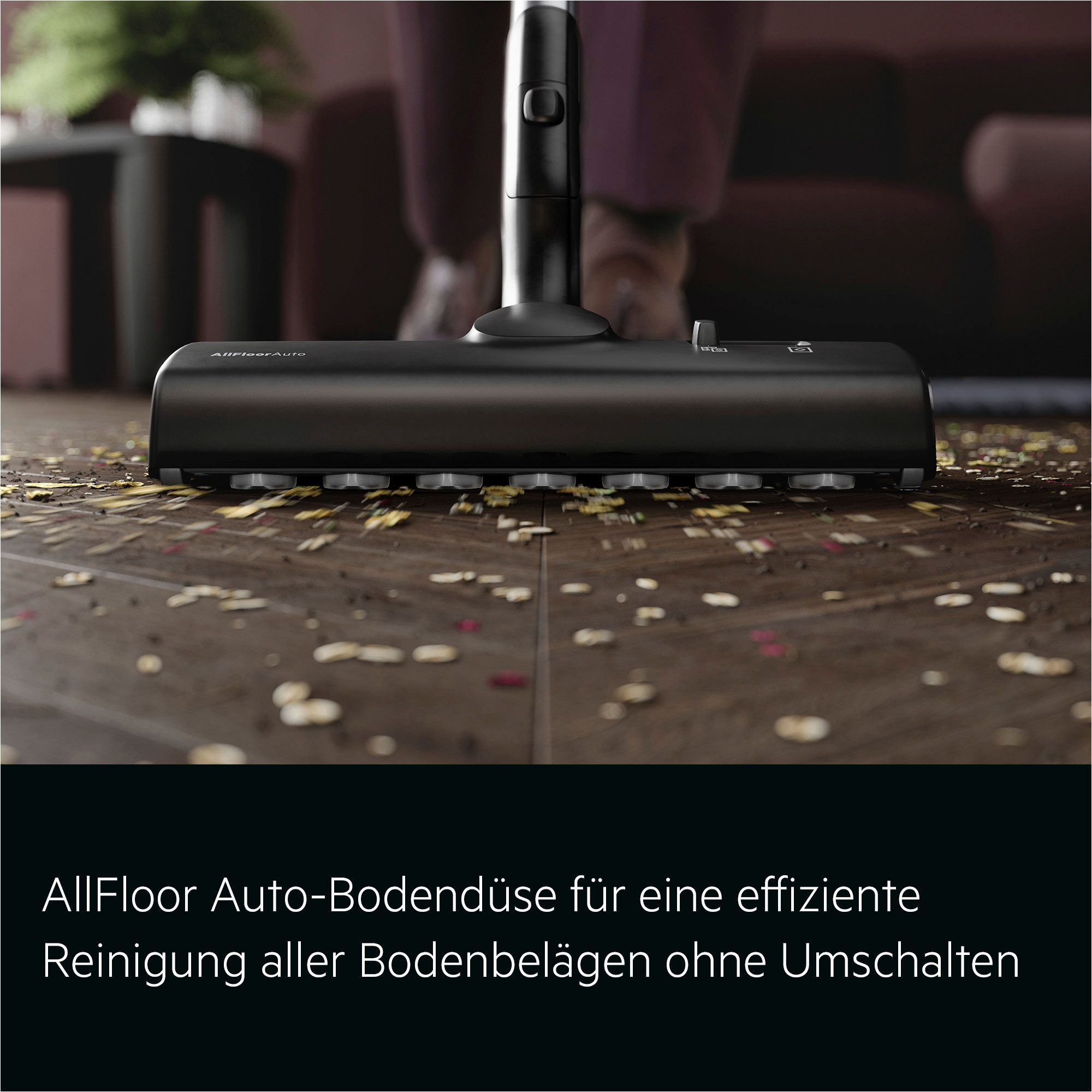 AEG Bodenstaubsauger VX9-5-EBR, 650 W, mit Beutel, Extra stark & leise – Beutelstaubsauger 69 dB, HEPA für Allergiker