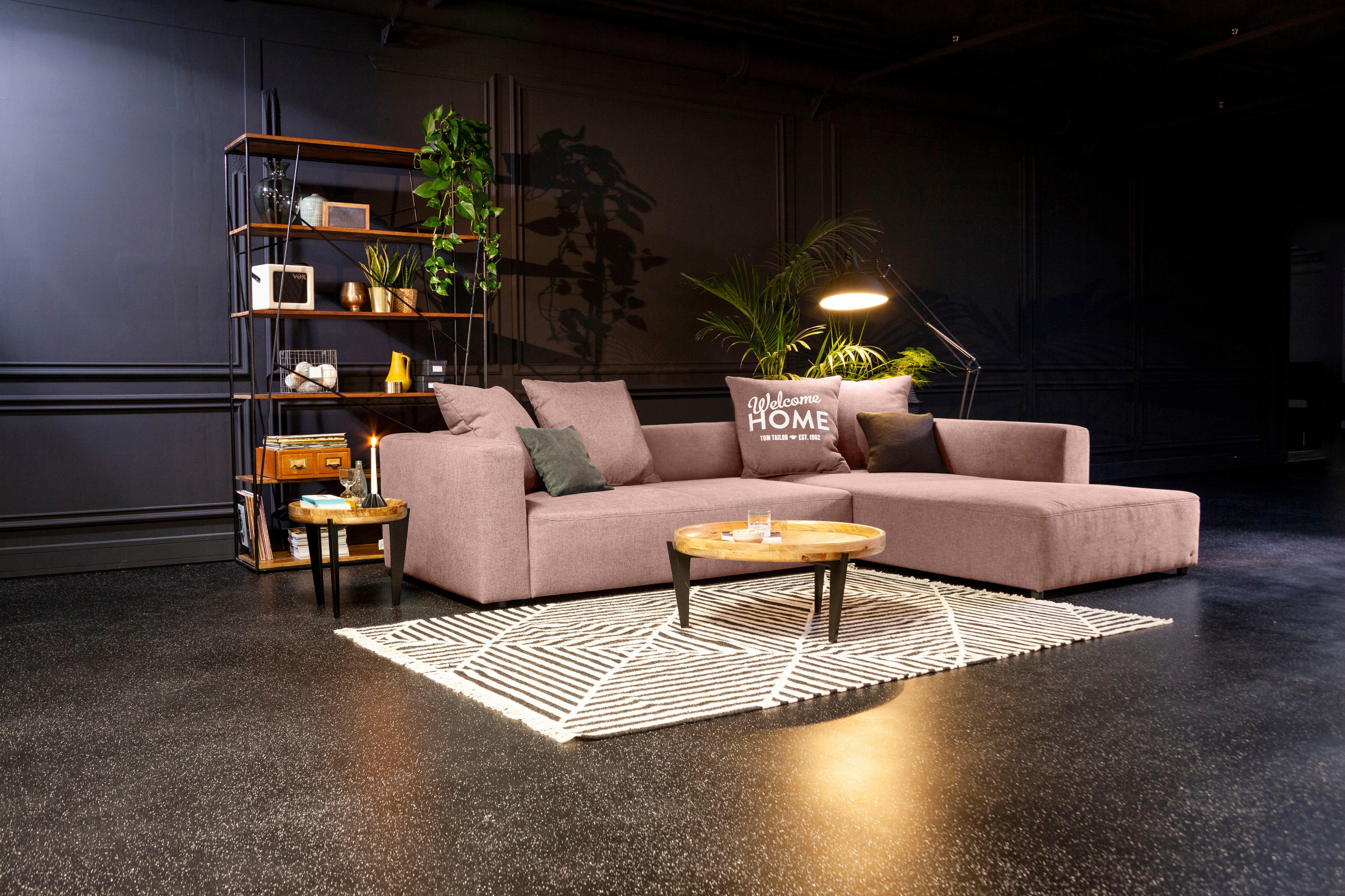 TOM TAILOR HOME Ecksofa HEAVEN CASUAL M, aus der COLORS COLLECTION, wahlweise mit Bettfunktion & Bettkasten