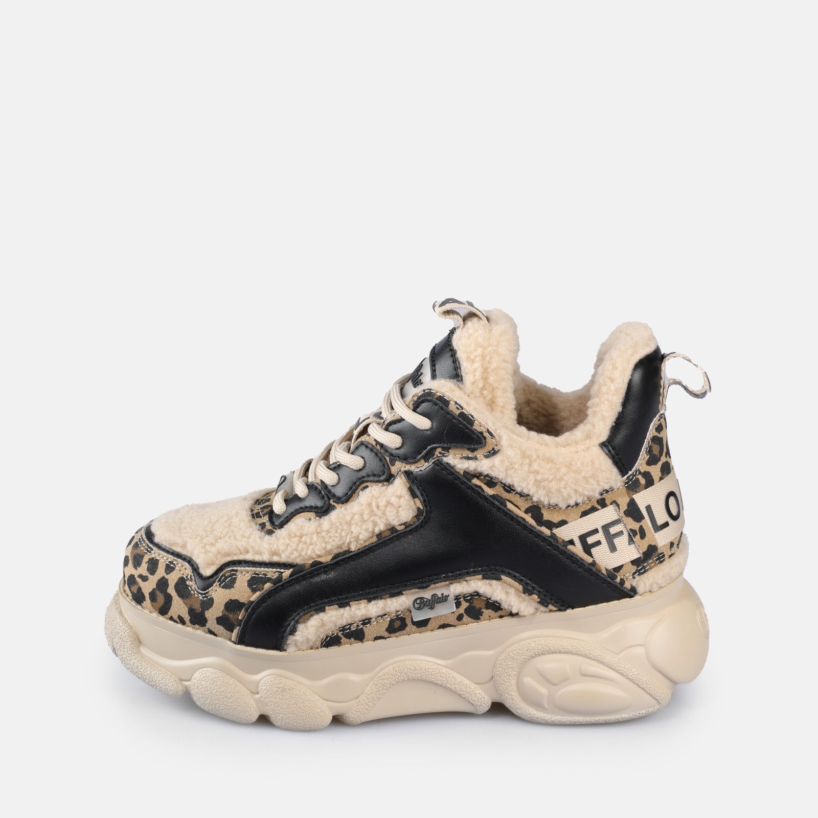 Buffalo CLD CHAI WARM Plateausneaker Freizeitsneaker, Schnürschuh, Halbschuh mit Logoschriftzug