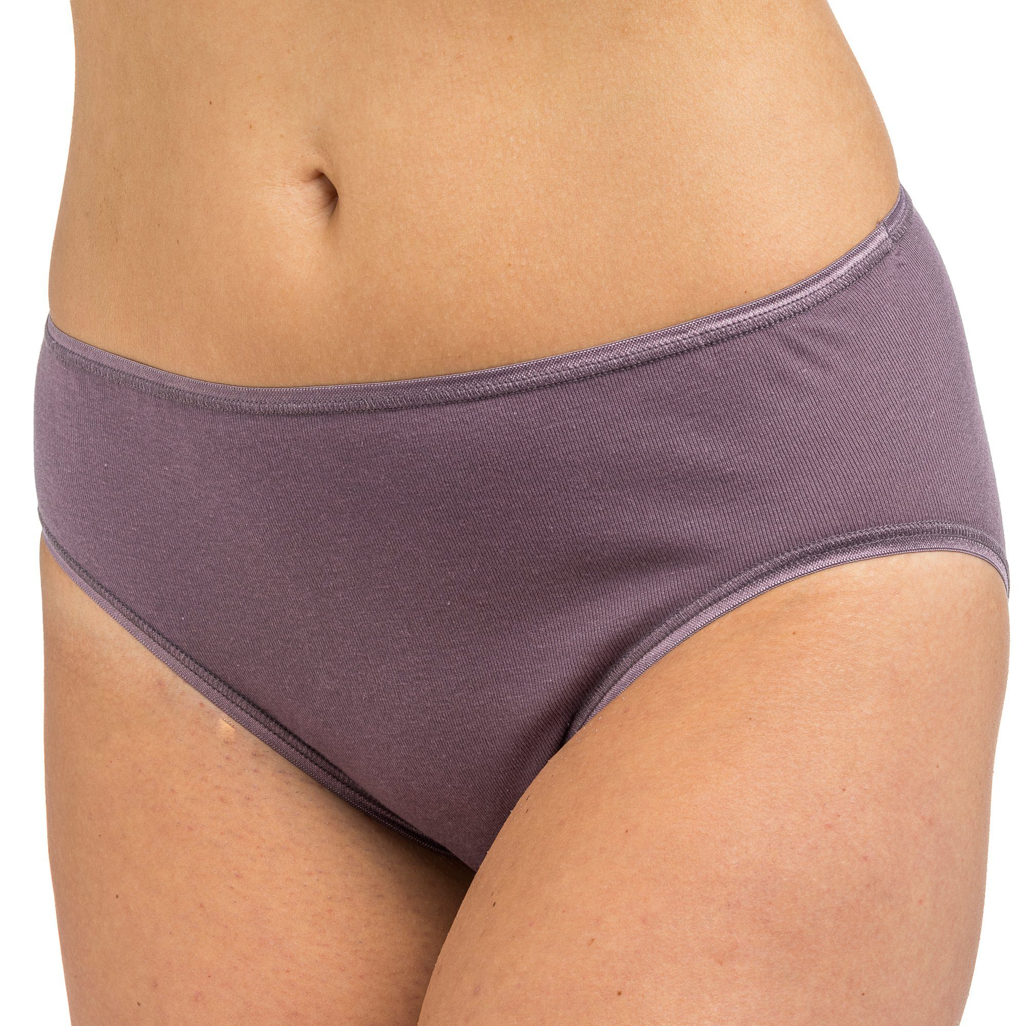 HERMKO Midislip 17031 (Pack, 3er) Baumwolle/Modal, Jazz-Pant Form softweich Feinripp