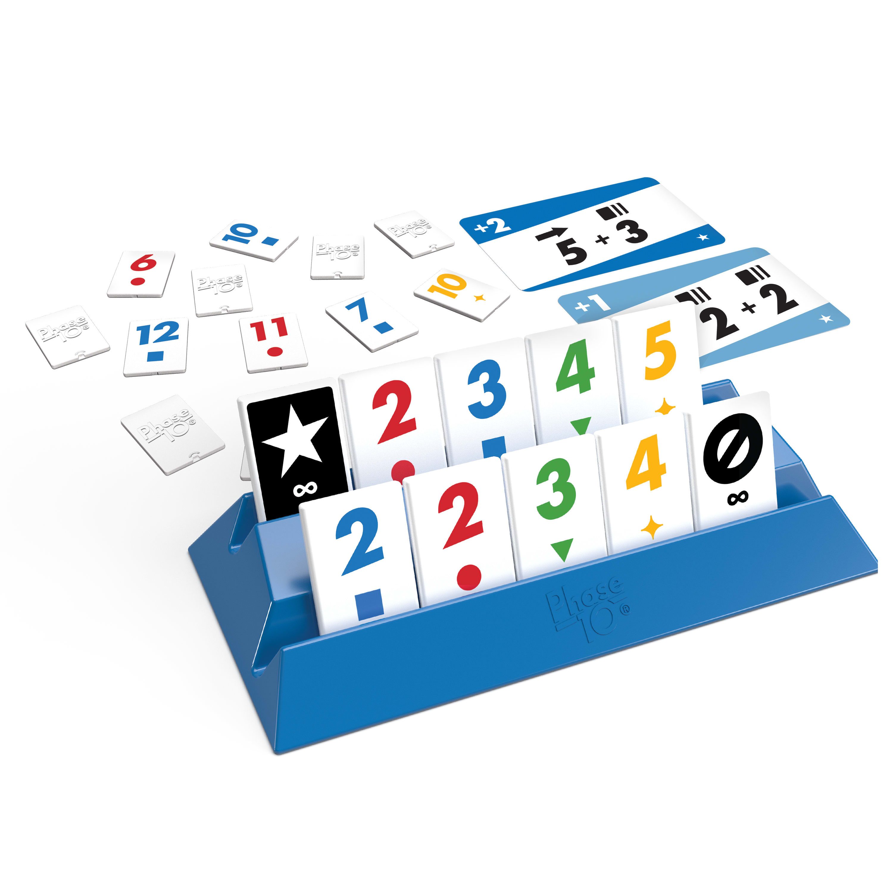 Mattel games Spiel Phase 10 Tiles, Familienspiel