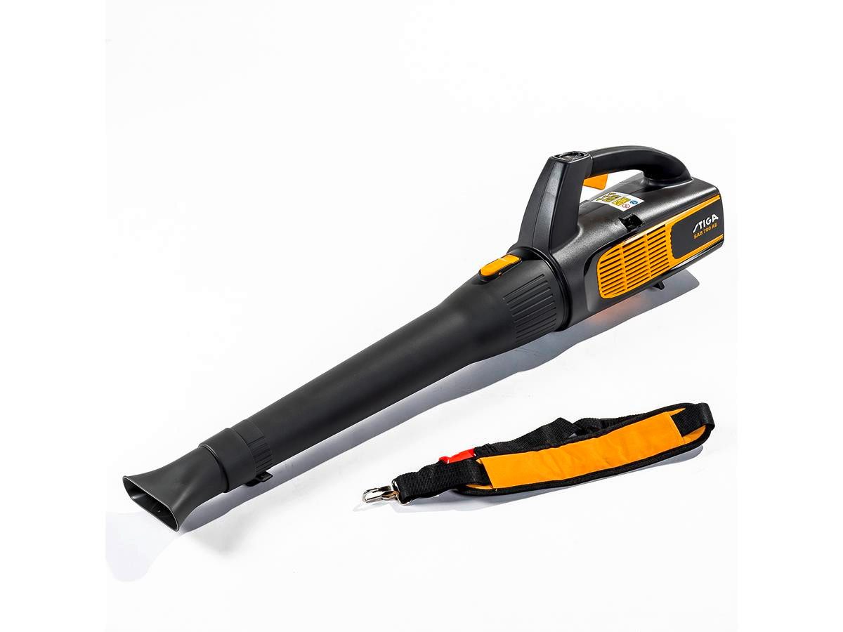 STIGA GARDEN Akku-Laubbläser BL 700e 48V, (2 St), leistungsstarke 500-W-Motor, 60m/s Blasgeschwindigkeit