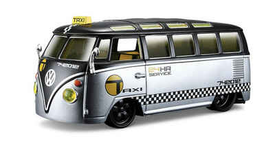 Maisto® Modellauto Allstars VW Samba "Taxi", Maßstab, Maßstab 1:25, originalgetreue Innenausstattung