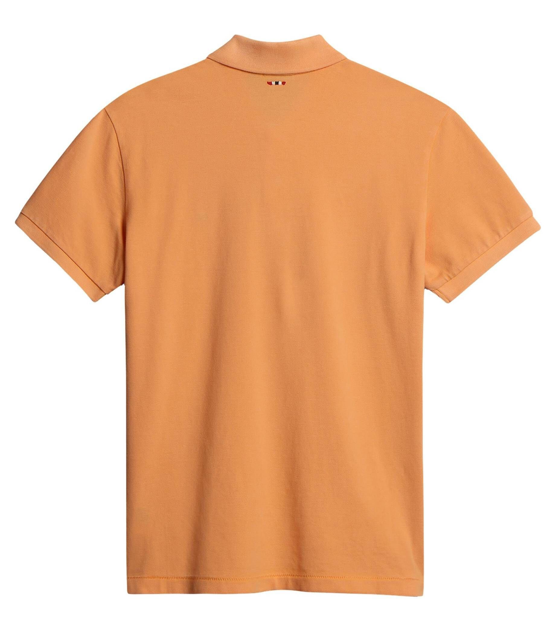Poloshirt orange Herren ELBAS (1-tlg) (33) Poloshirt Napapijri