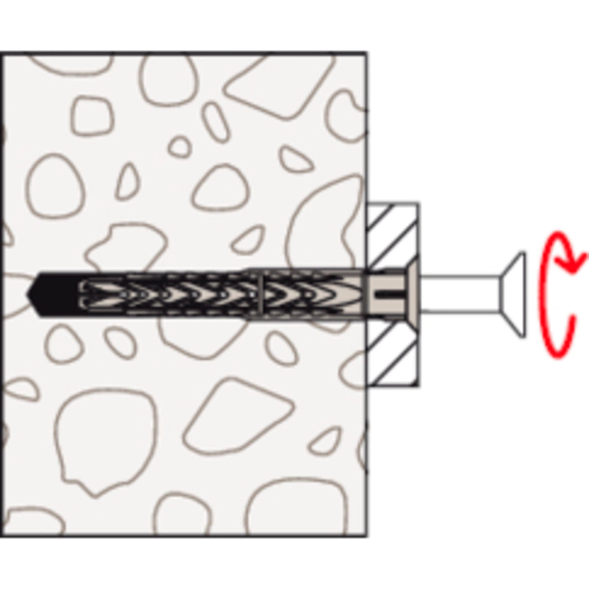 Fischer Universaldübel fischer (50 SXRL Langschaftdübel T, Dübel, 8x80