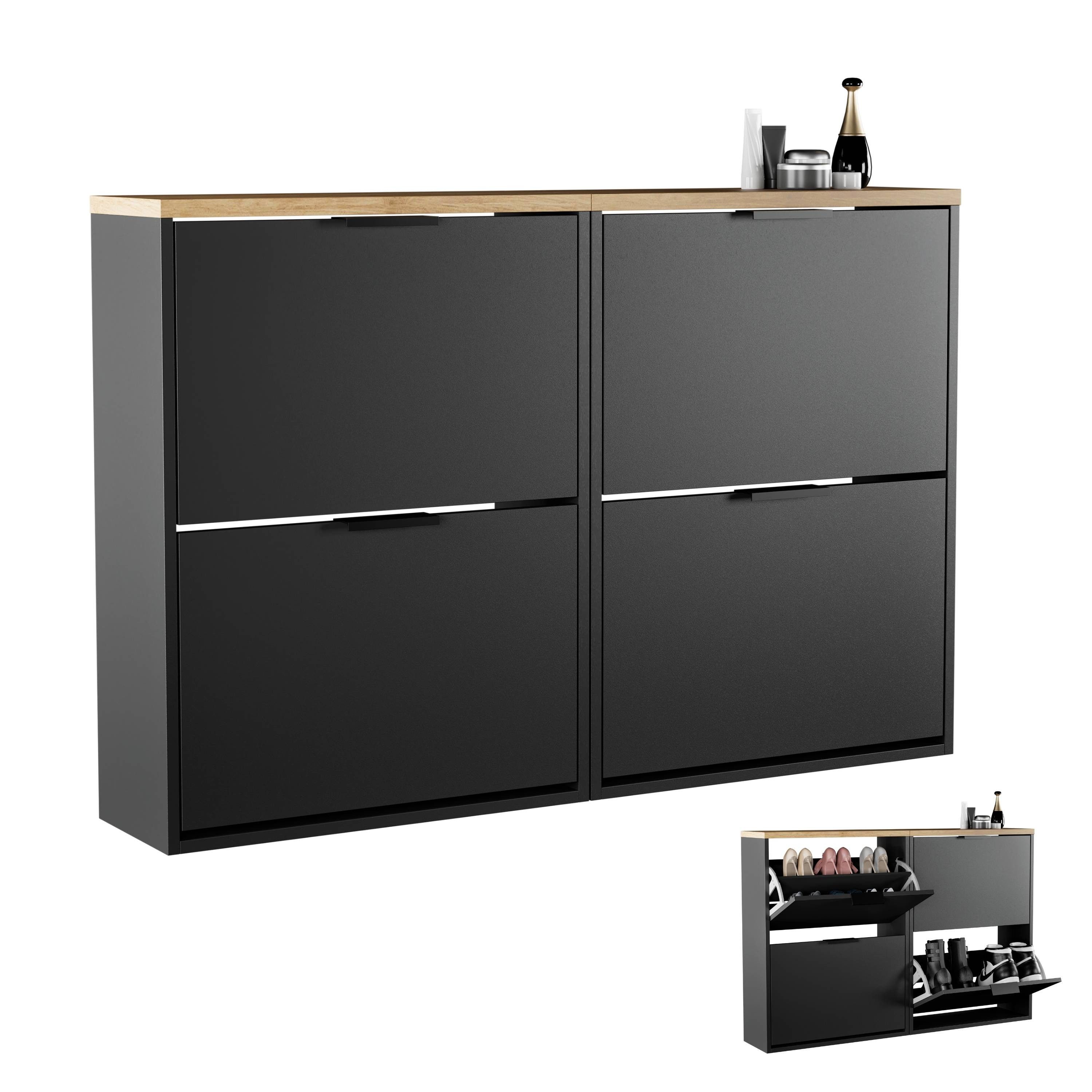 Planetmöbel Schuhschrank Flur Möbel Schuhrank, verschiedene Farben (Schuhsc günstig online kaufen