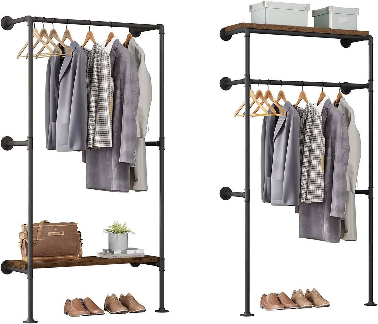 Woltu Kleiderständer, (Set, 2 St), industrielle günstig online kaufen