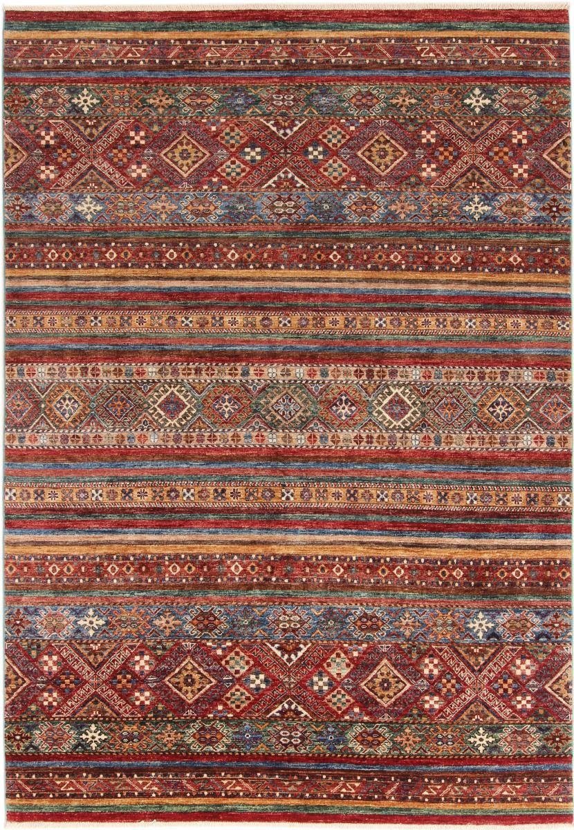Orientteppich Arijana Shaal 166x236 Handgeknüpfter Orientteppich, Nain Trading, rechteckig, Höhe: 5 mm