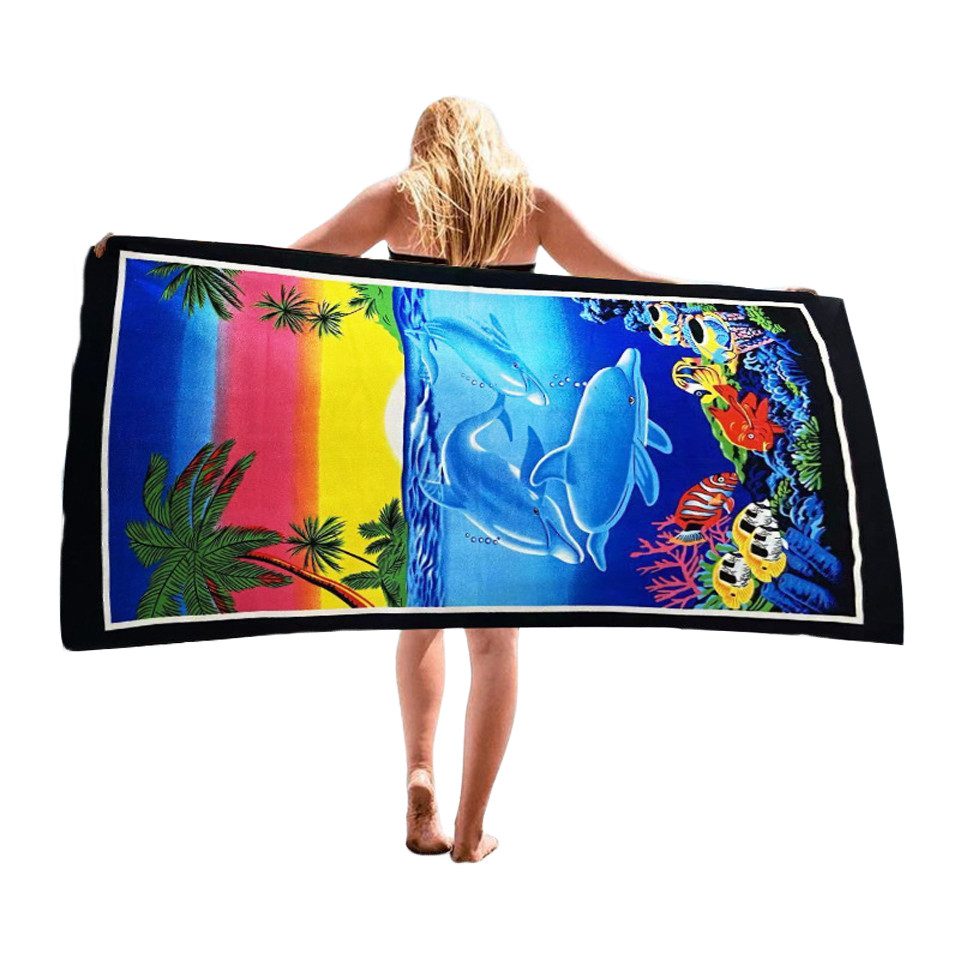 Coonoor Strandtuch Пляжные полотенца Badetuch Liegetuch Strandlaken Saunatuch Handtuch, 70x140 cm Pflegeleicht, schnelltrocknend saugfähig