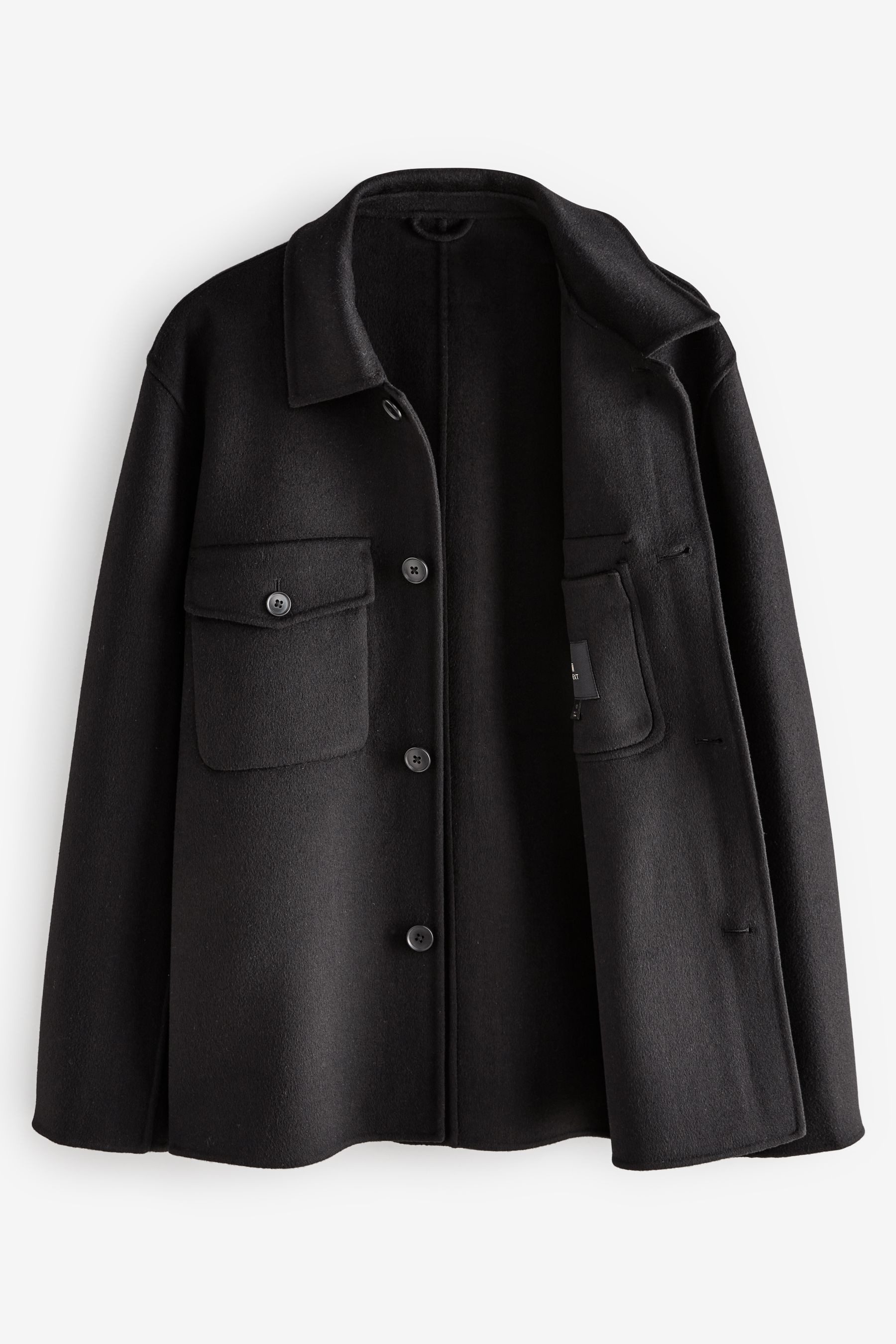 Hemdjacke Weiche, hochwertige Hemdjacke mit hohem Wollanteil