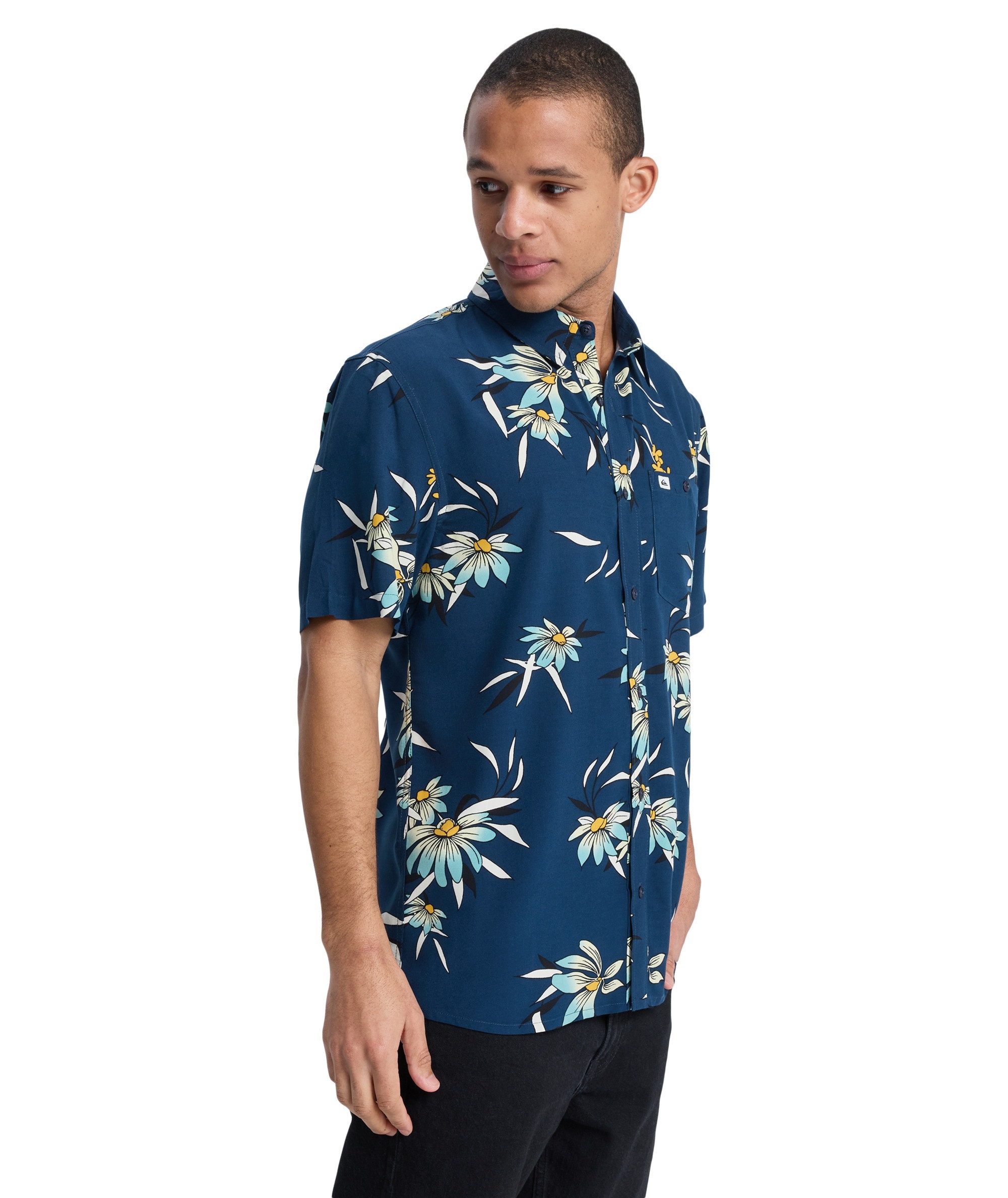 Quiksilver Kurzarmhemd COASTAL FLORAL SHORT SLEEVE