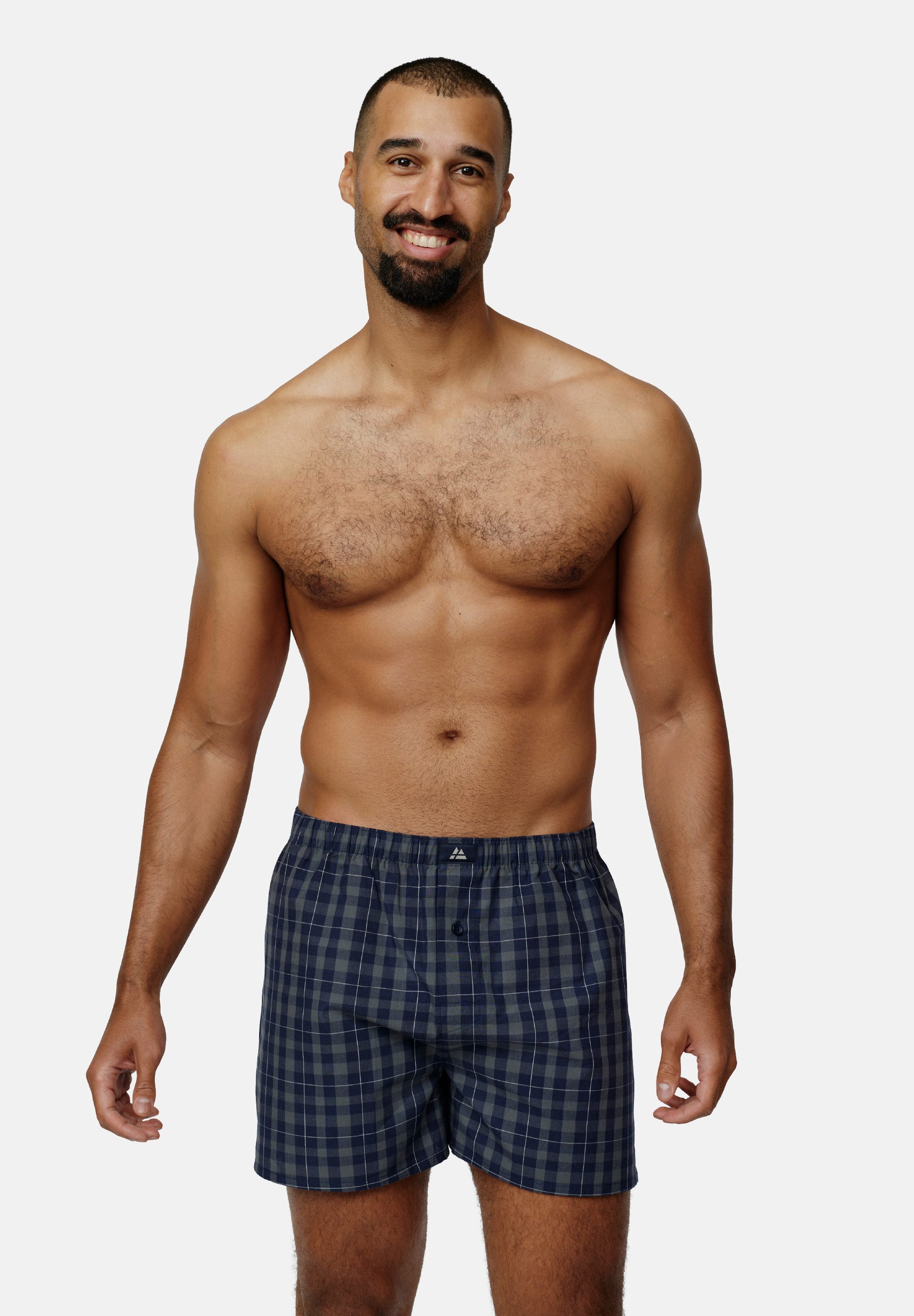 DANISH ENDURANCE Boxershorts American Boxers (6-St) 100% Baumwolle, weich & atmungsaktiv, Herren Unterhosen