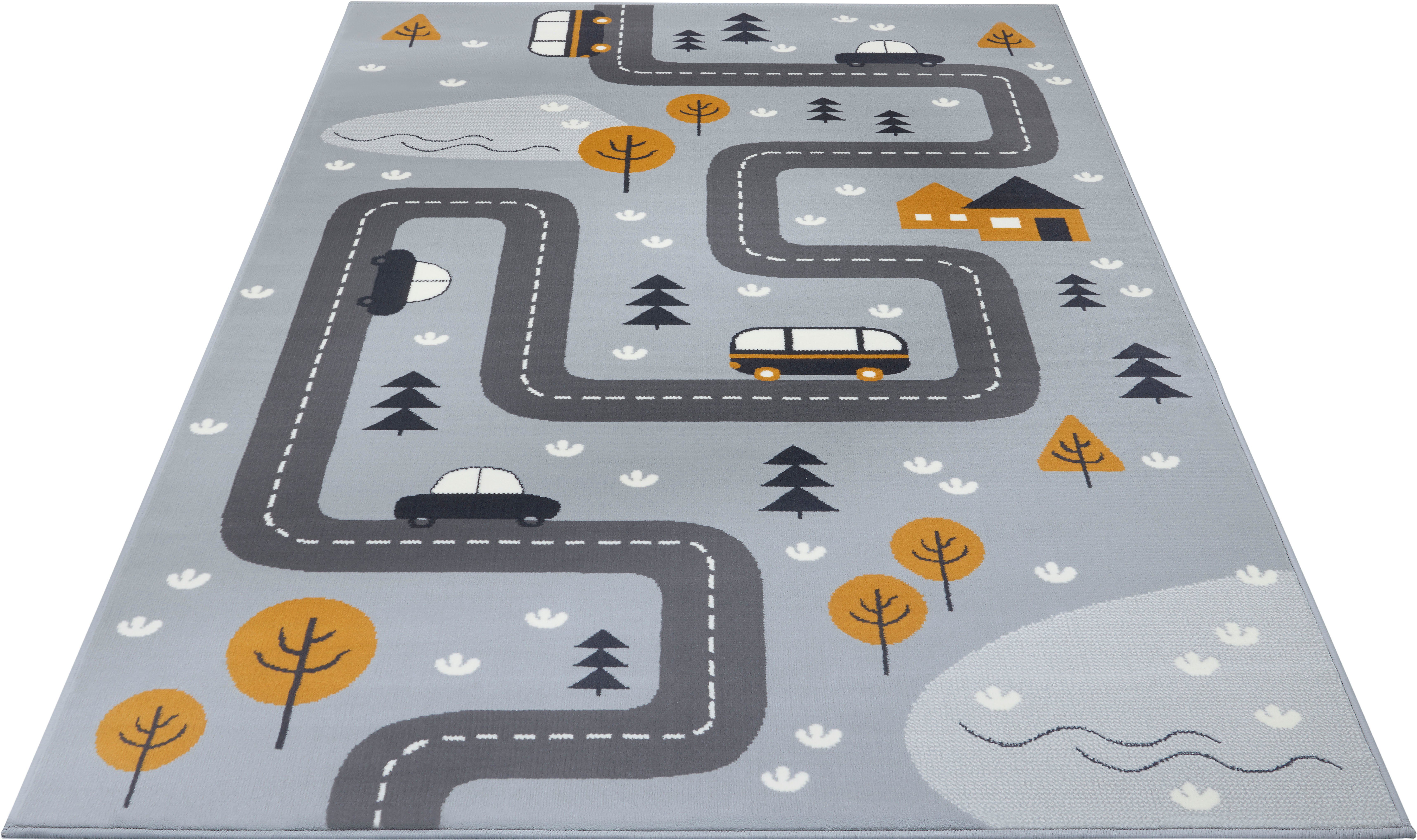 HANSE Home Kinderteppich Dream Street, rechteckig, Höhe: 9 mm, Teppich, Spielteppich, Spielunterlage, Straße, Kinderzimmer, Kurzflor. Reduzierter Preis € 26,99. Unverbindliche Preisempfehlung € 39,90