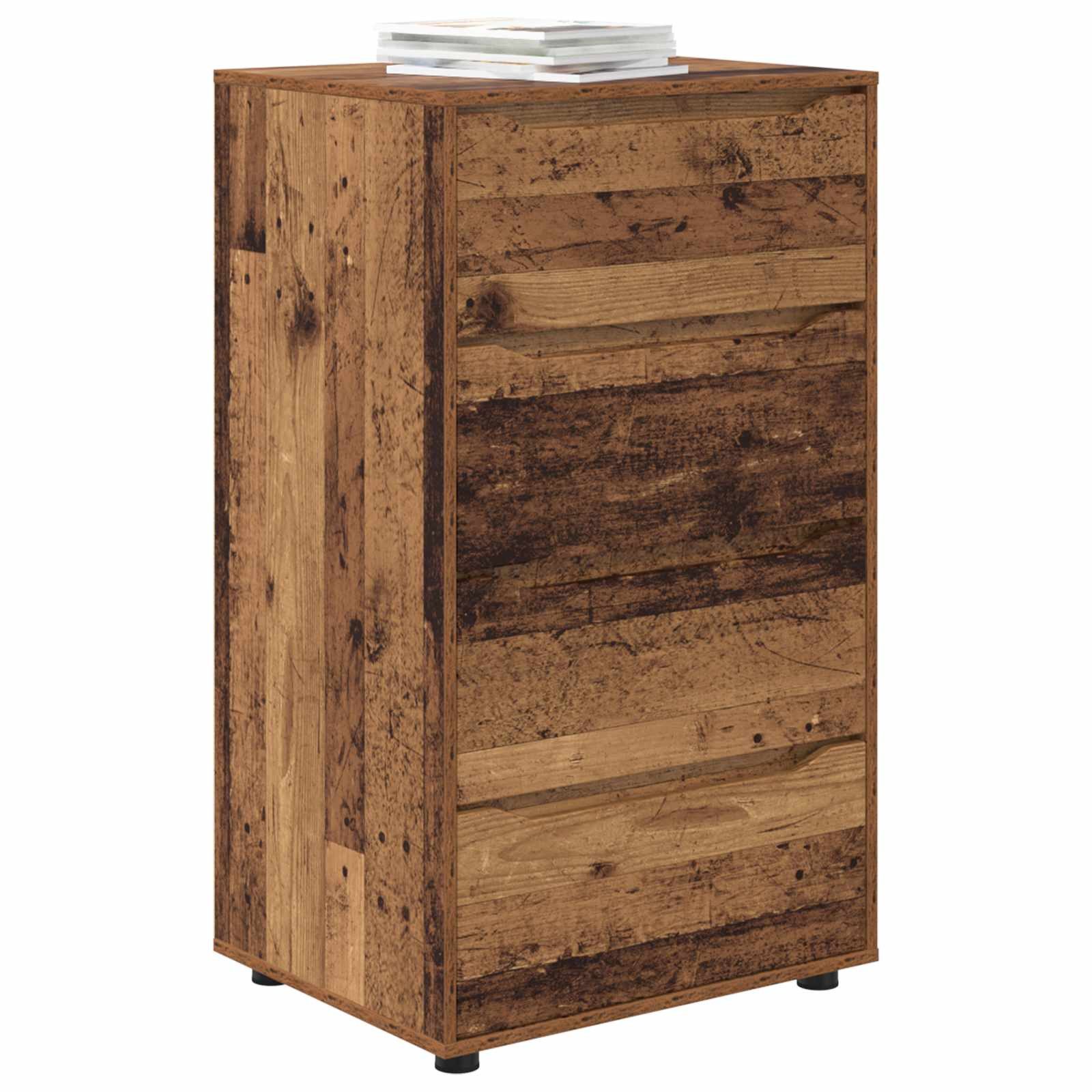 vidaXL Schranksystem Stauraumschränke 60 x 48 x 105 cm Holzwerkstoff Altholz (1-St)
