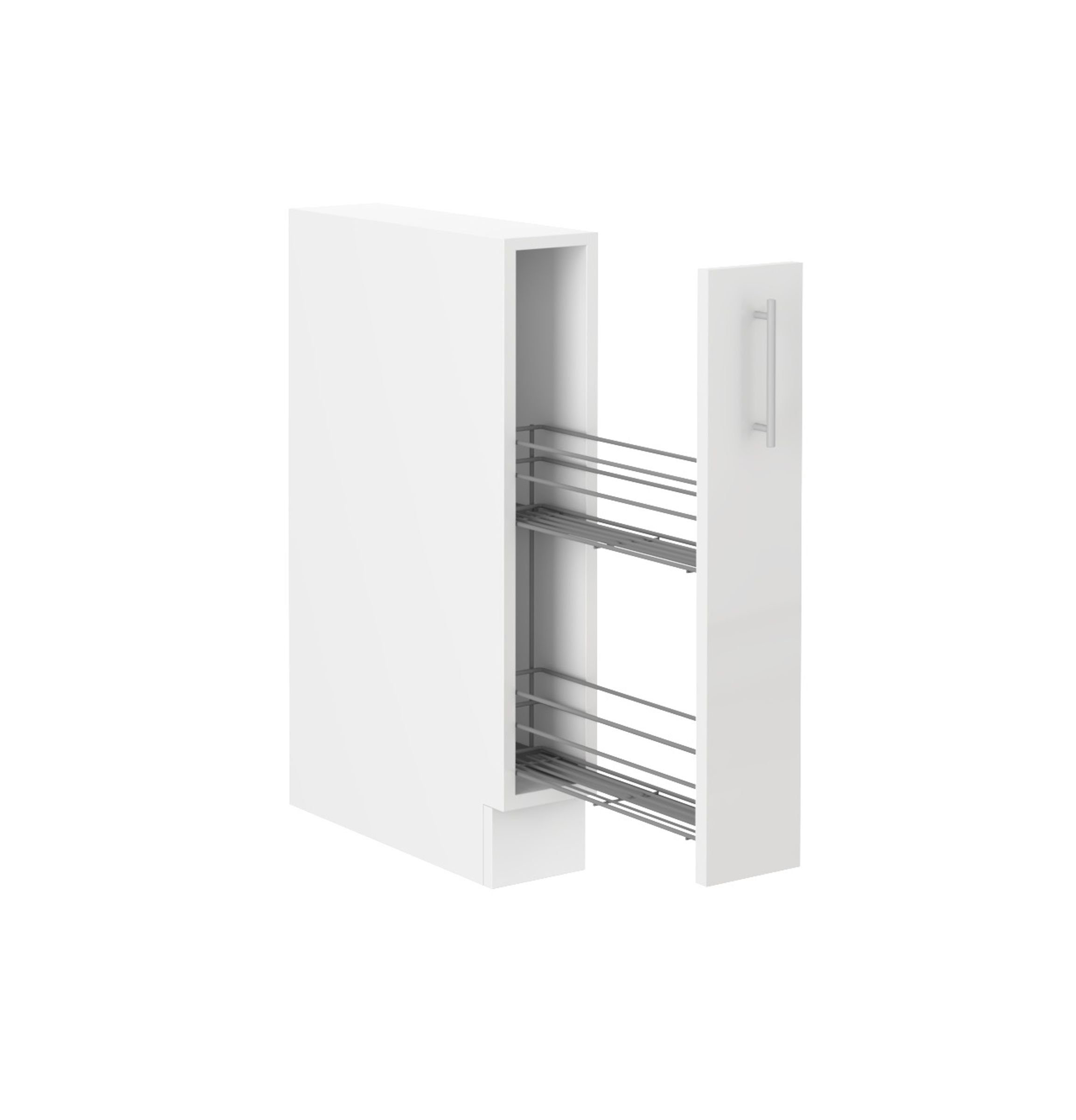 Küchen-Preisbombe Unterschrank Schrankauszug 15 cm Küche Lara Weiß Hochglan günstig online kaufen