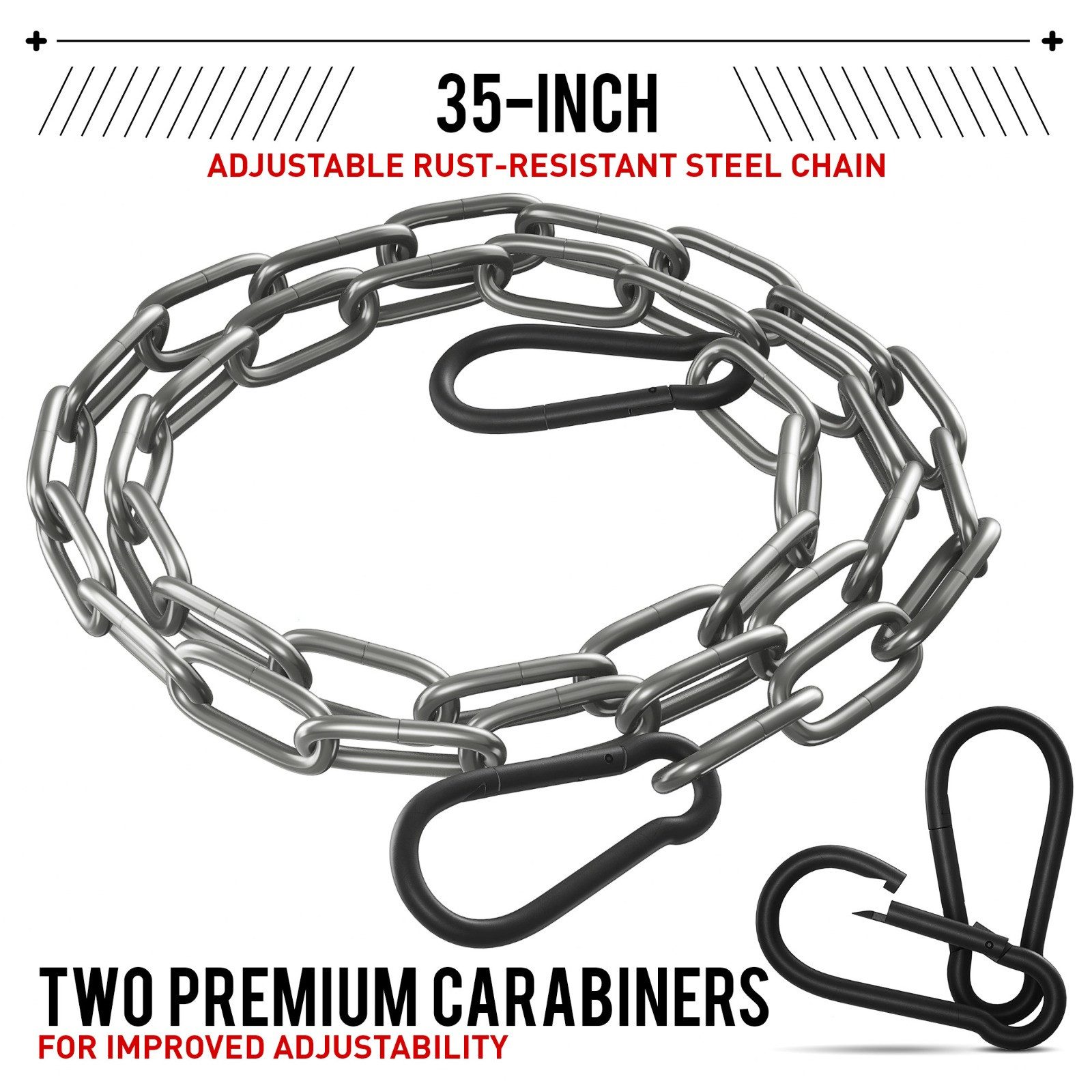 JAG GEARS Gewichtsmanschette Nackentrainer, gepolstert, Klimmzug-Kopfgurt für Nackentraining, (Set, 1 x Nackentraining mit Kettensatz), Gewichtheben Powerlifting