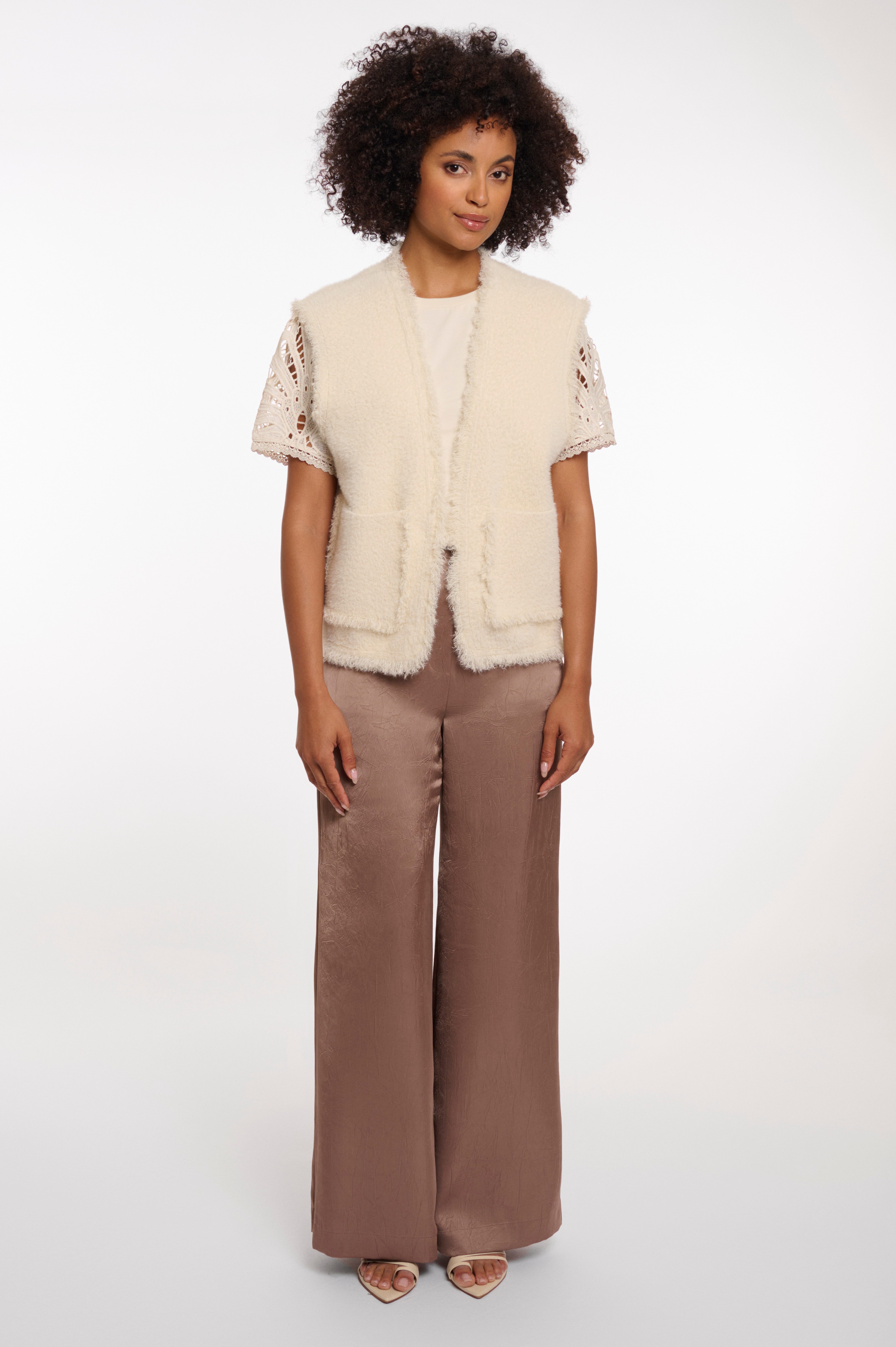 Rino & Pelle Fellimitatweste VITA offen, ohne Verschluss