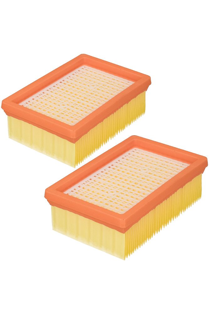 McFilter Flachfaltenfilter Lamellenfilter, für Kärcher MV5 WD4 WD5 WD6 uvm., (2-St., Spar Set), Alternative für Kärcher Filter KFI 4410 (2.863-005.0)