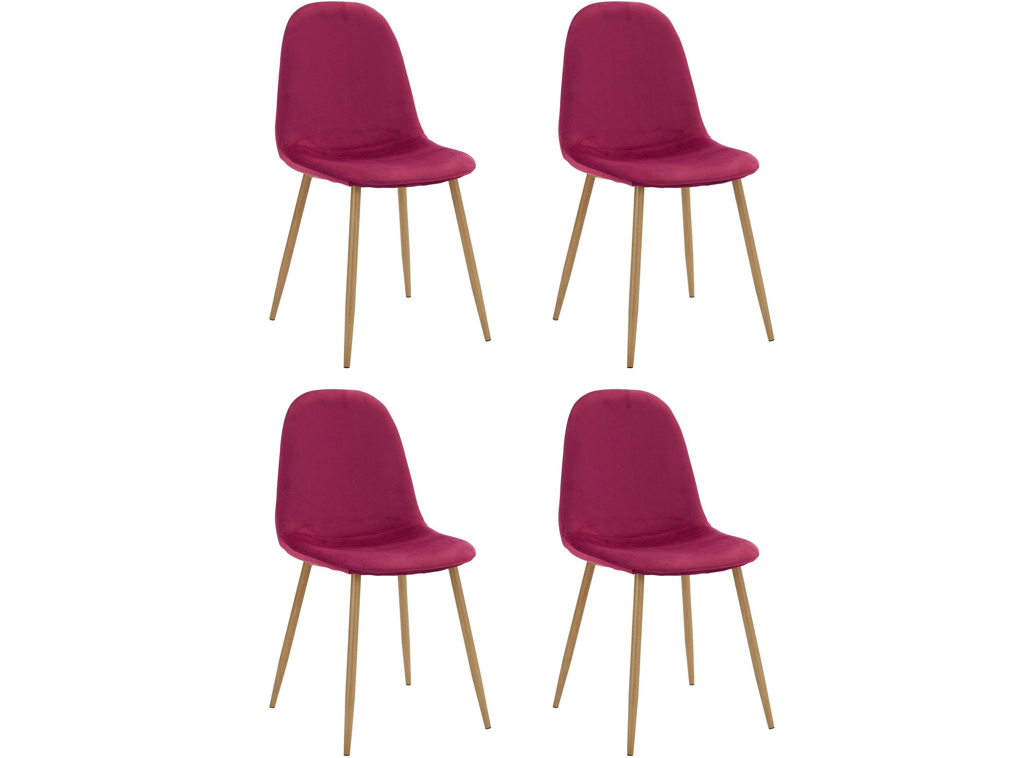 loft24 Esszimmerstuhl Mingu (Set, 4 St), günstig online kaufen