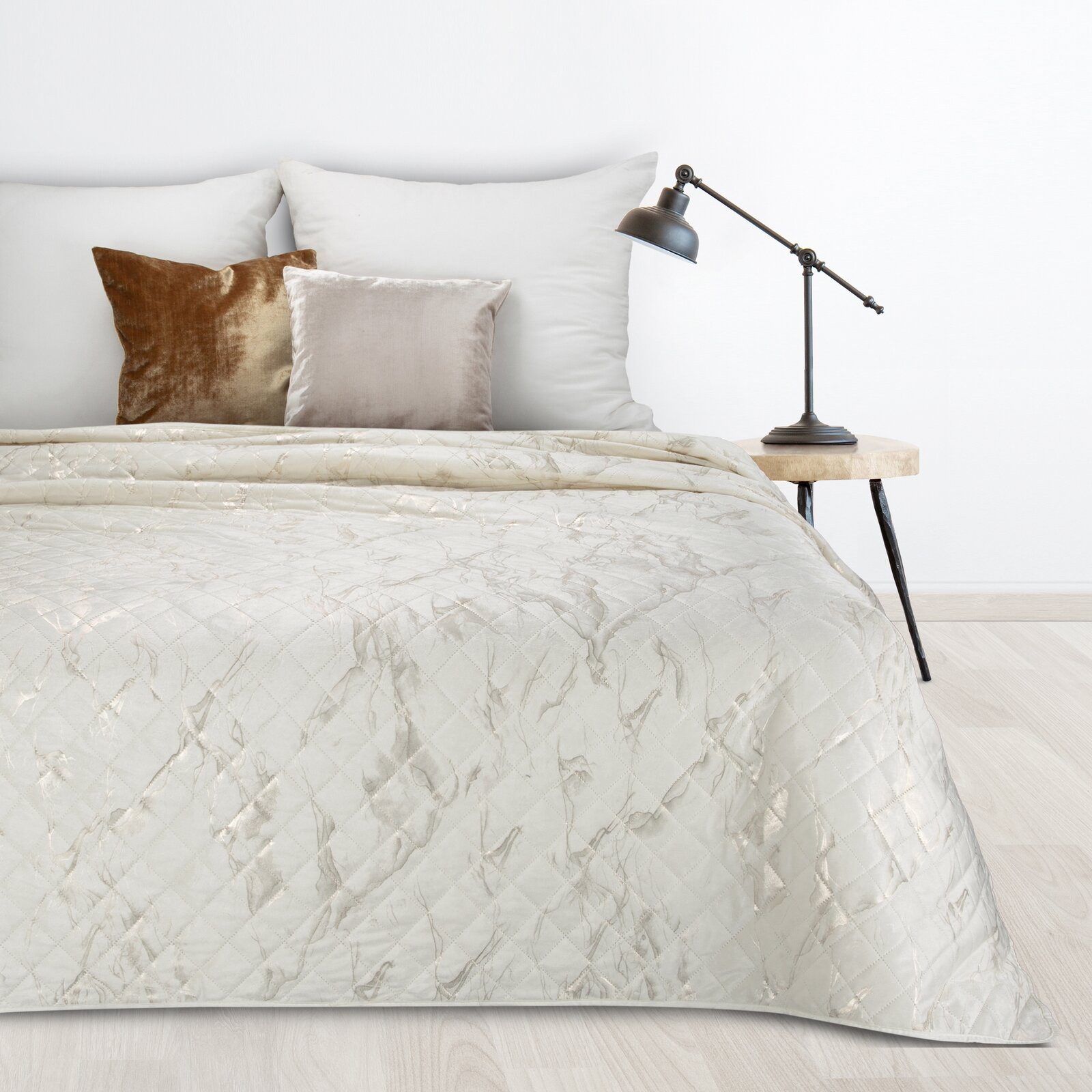 Design91 Tagesdecke Mikrofaser Sommerdecke Bettüberwurf Goldendes günstig online kaufen