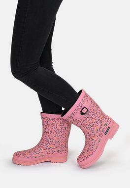 Regenliebe Flowers Gummistiefel Halbschaft Stiefel mit kleinen Blümchen