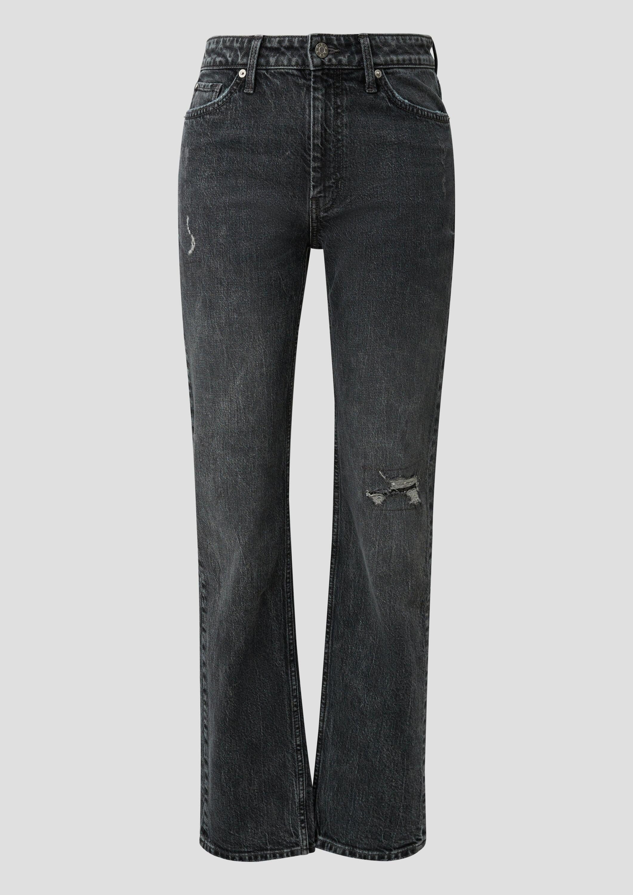 s.Oliver T-Shirt Jeans-Hose KAROLIN Jeans Carolin / Straight Fit / High Ris günstig online kaufen