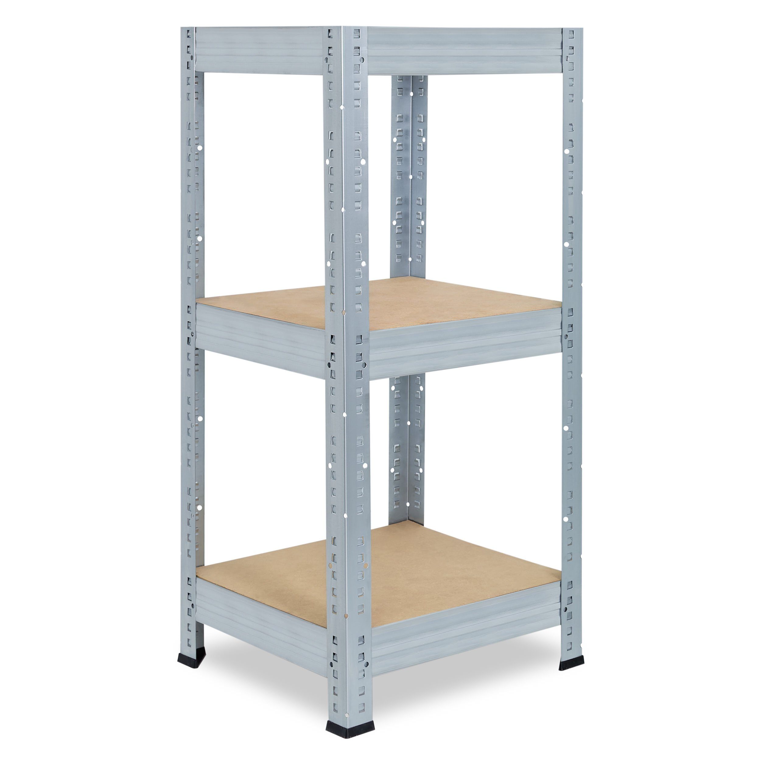 shelfplaza Schwerlastregal Lagerregal, je Metallregal 200kg als Werkstattregal 3 Metall Regale verzinkt, Böden Kellerregal, PROFI, Garagenregal, mit 90x45x45cm Steckregal & Tragkraft, Regal